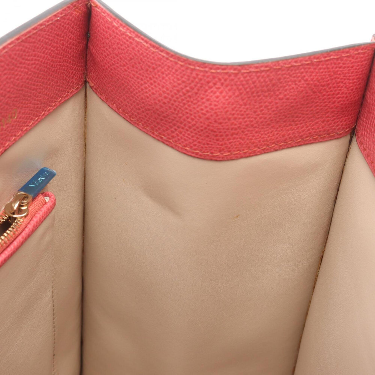Valextra Pink Leather Handbag Tote Bag (Pre-Owned)