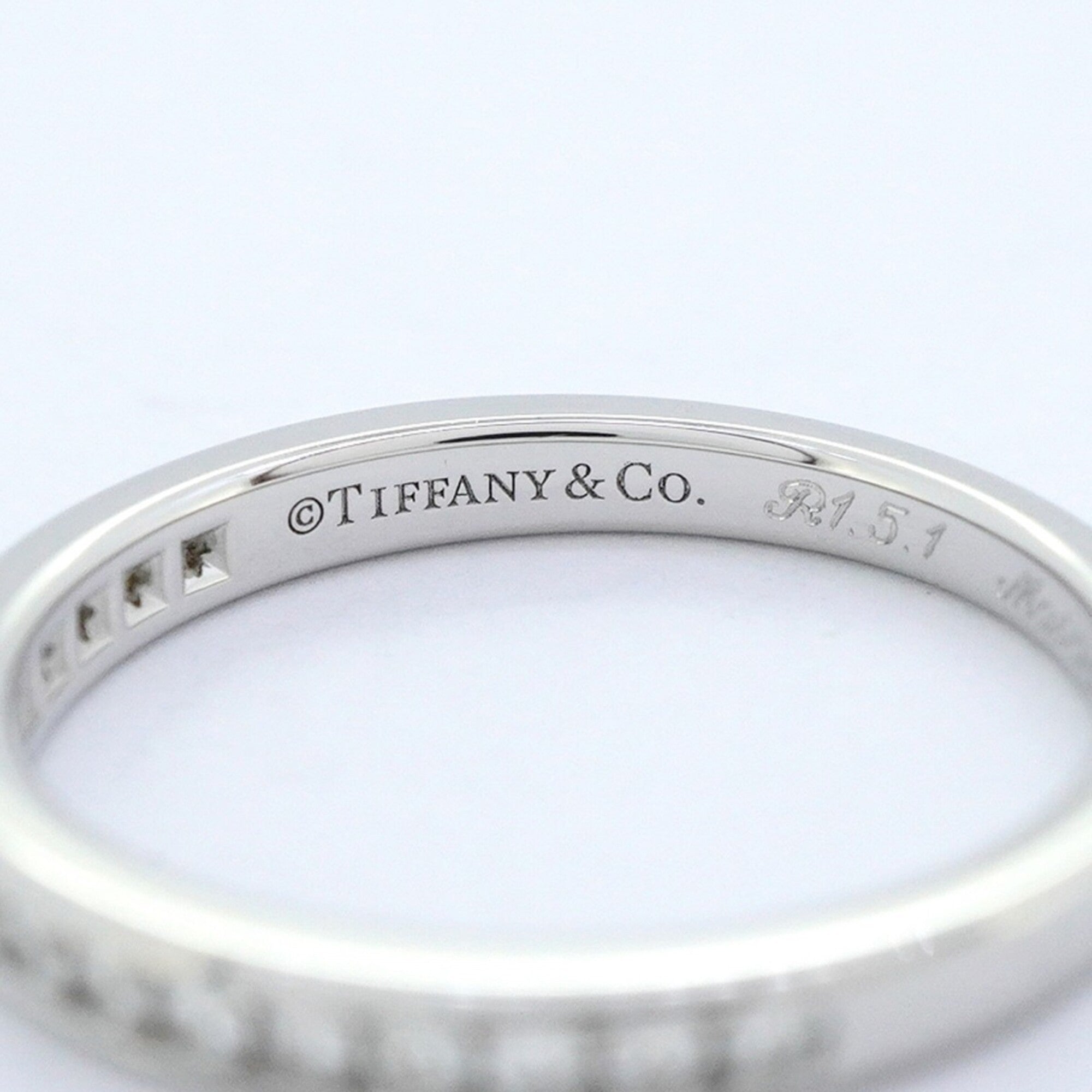 Tiffany Platinum 950 Band Ring (Pre-Owned)