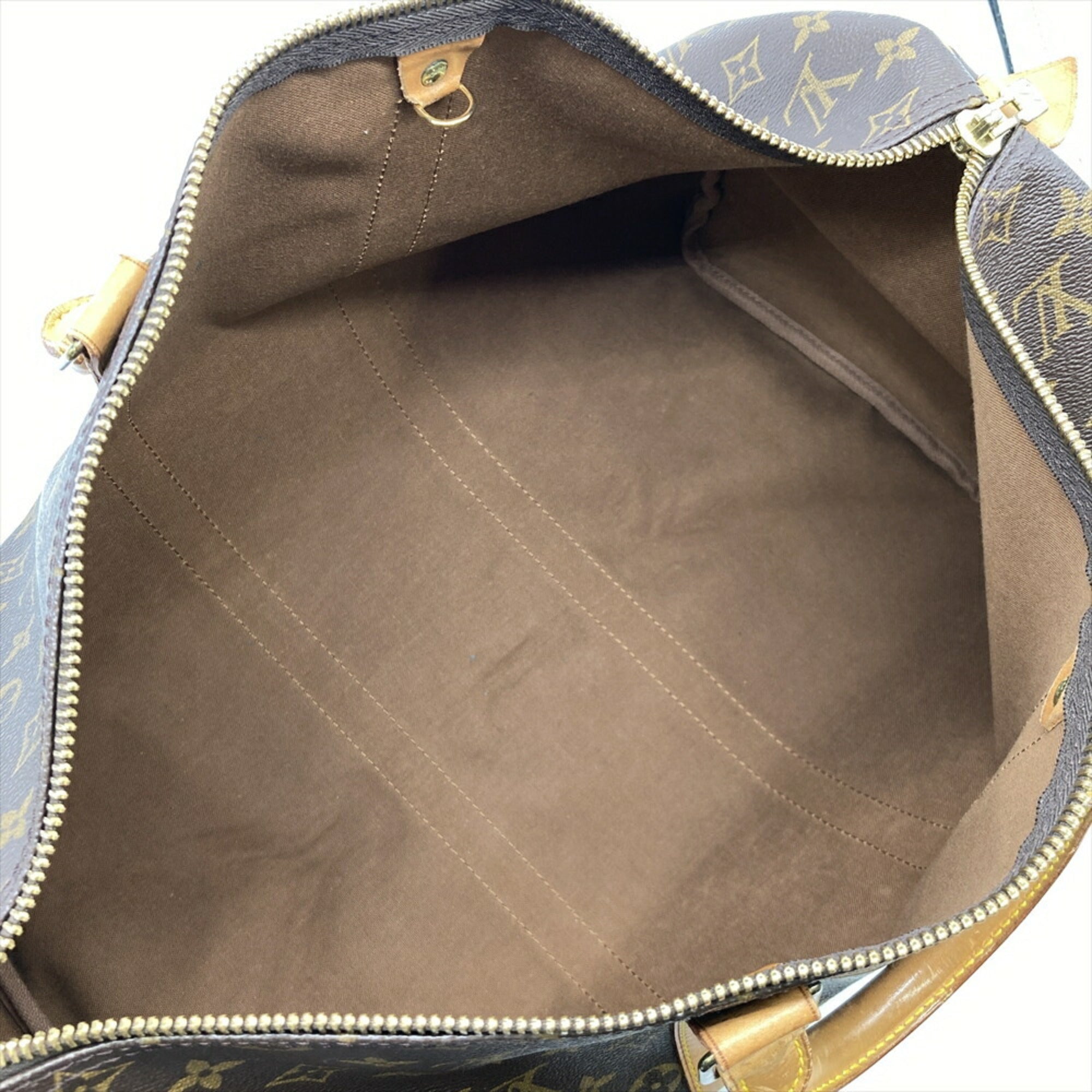 Louis Vuitton Brown Monogram Canvas Boston Bag (Pre-Owned)
