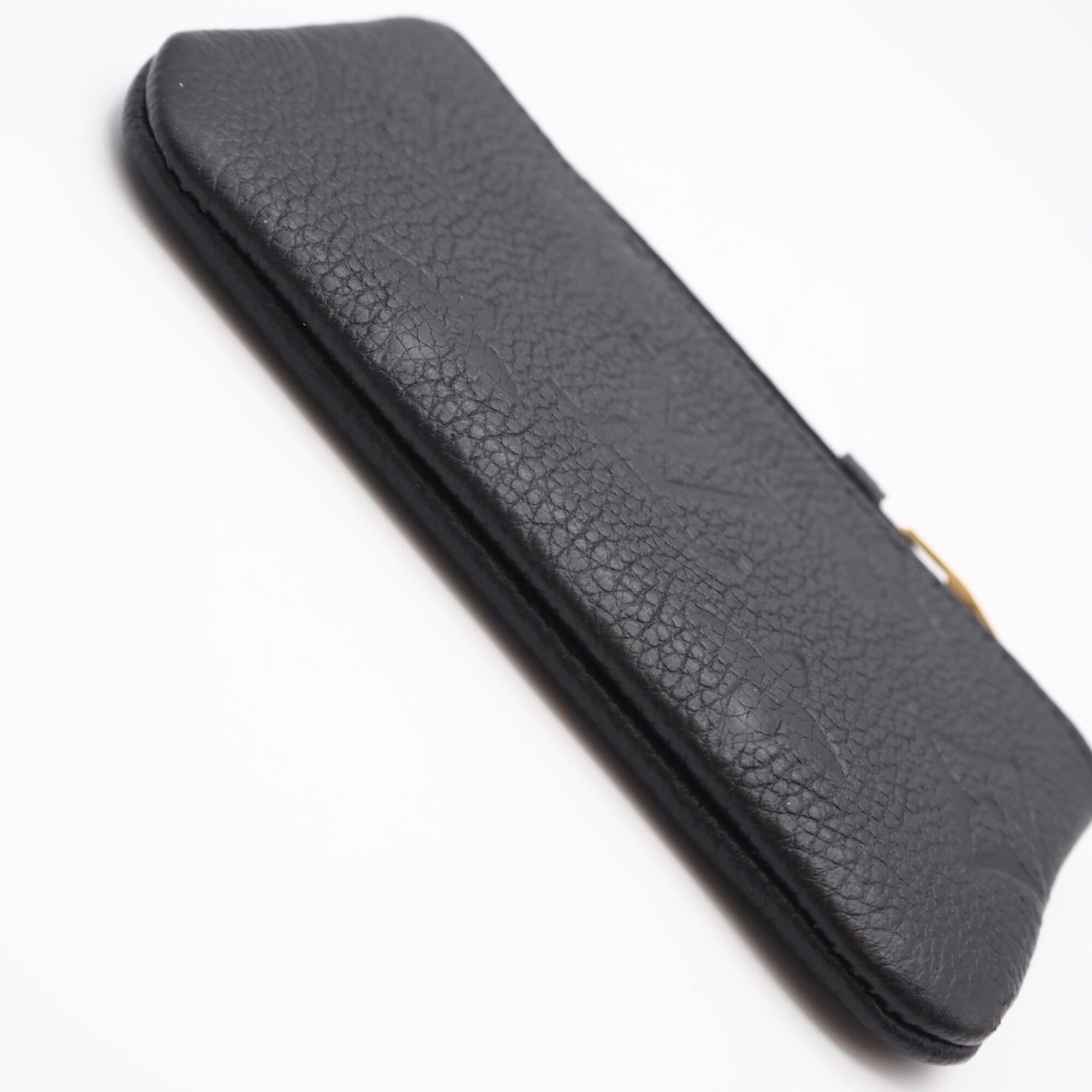 Louis Vuitton Monogram Empreinte Black Noir Leather Coin Purse/Coin Case (Pre-Owned)