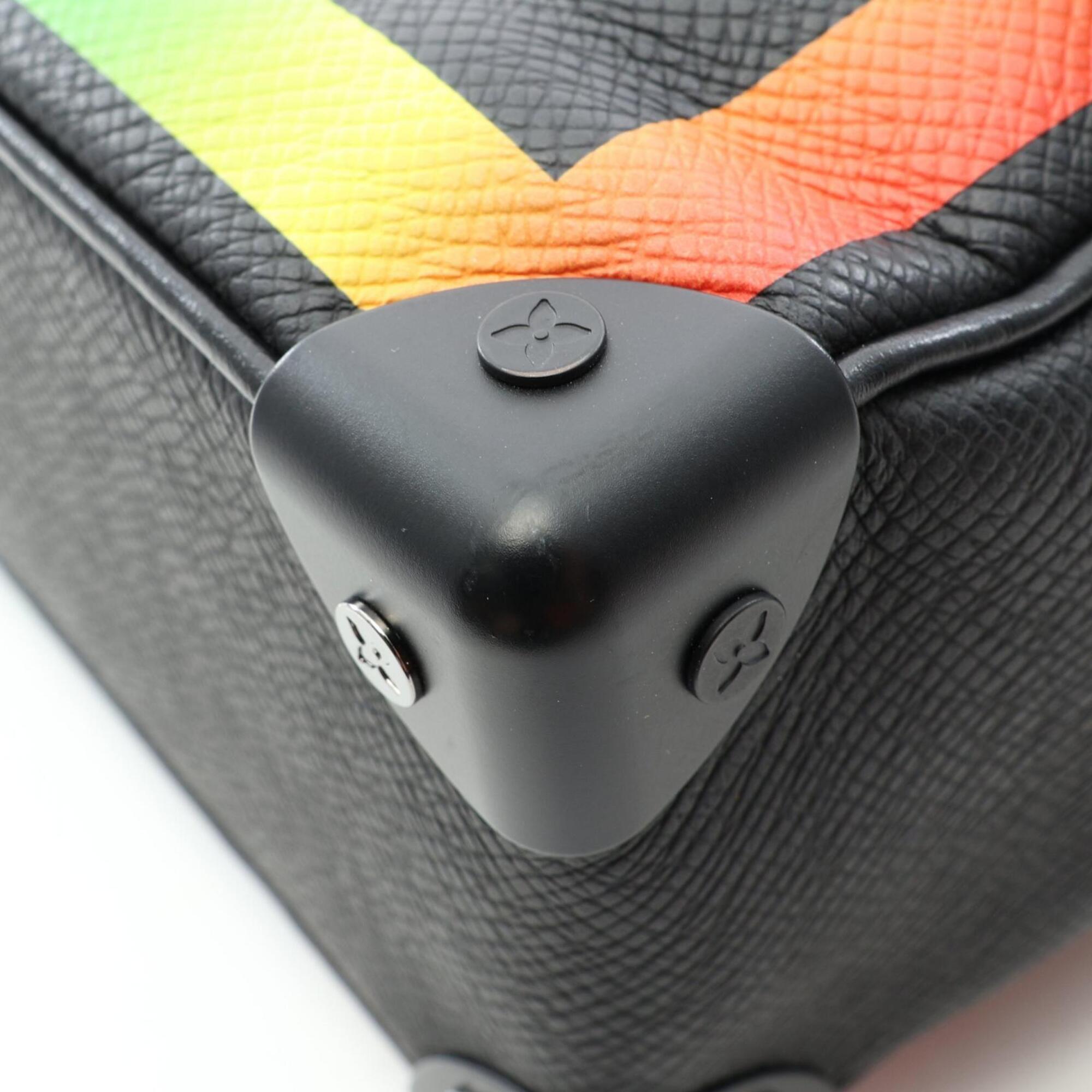 Louis Vuitton Black Multi-Color Leather Shoulder Bag (Pre-Owned)