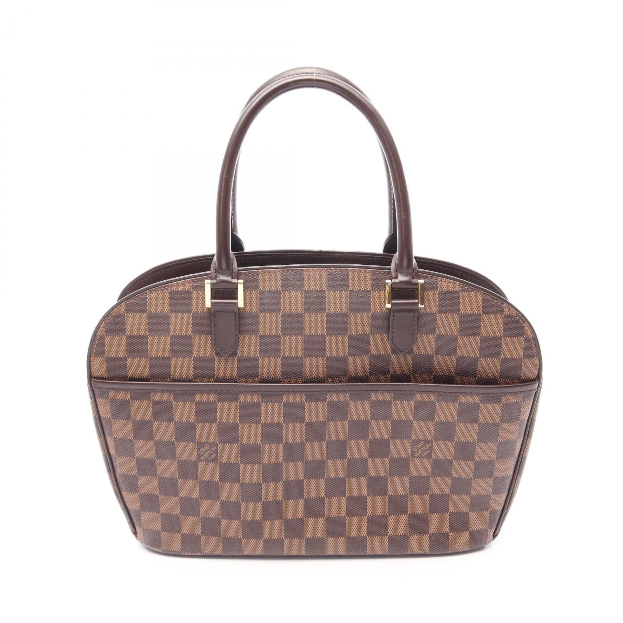 Louis Vuitton Brown Ebene Coated Canvas Leather Handbag (Pre-Owned)