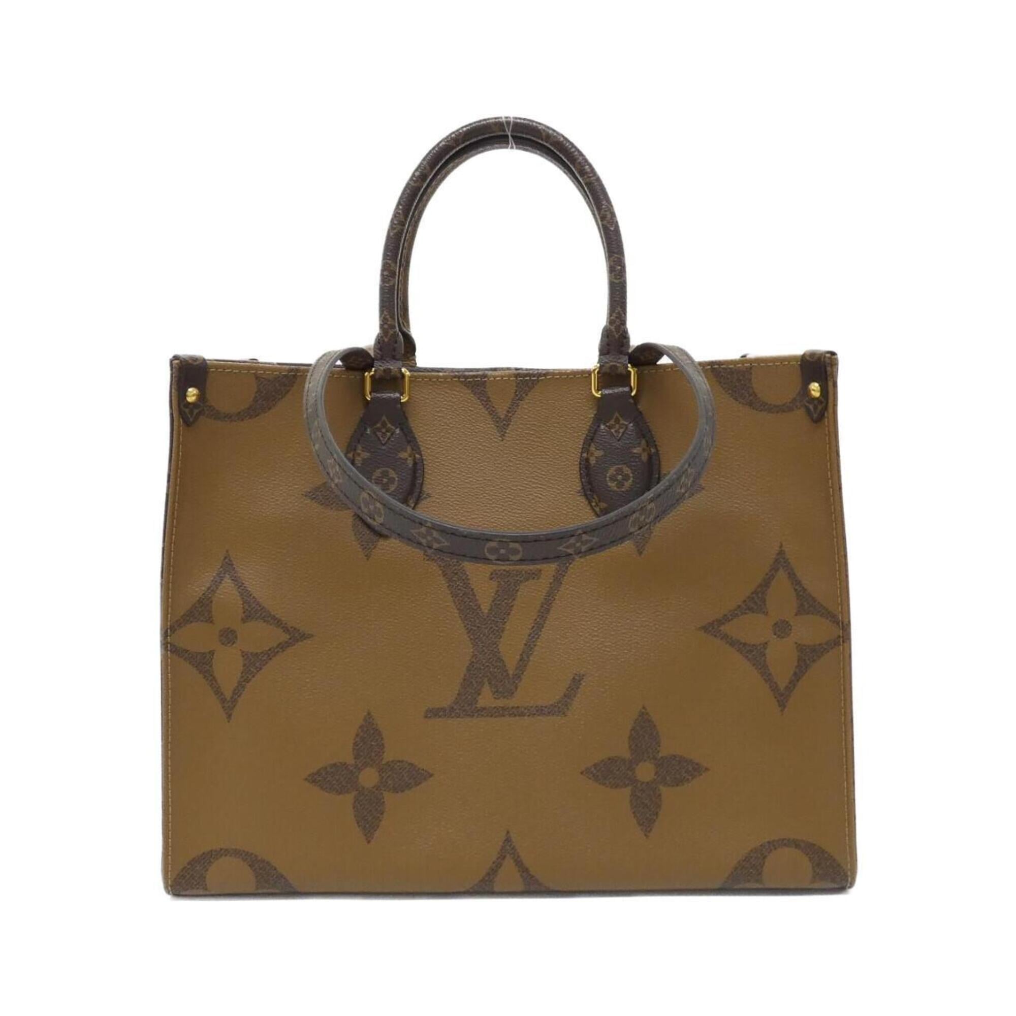 Louis Vuitton Marron Coated Canvas Handbag (Pre-Owned)