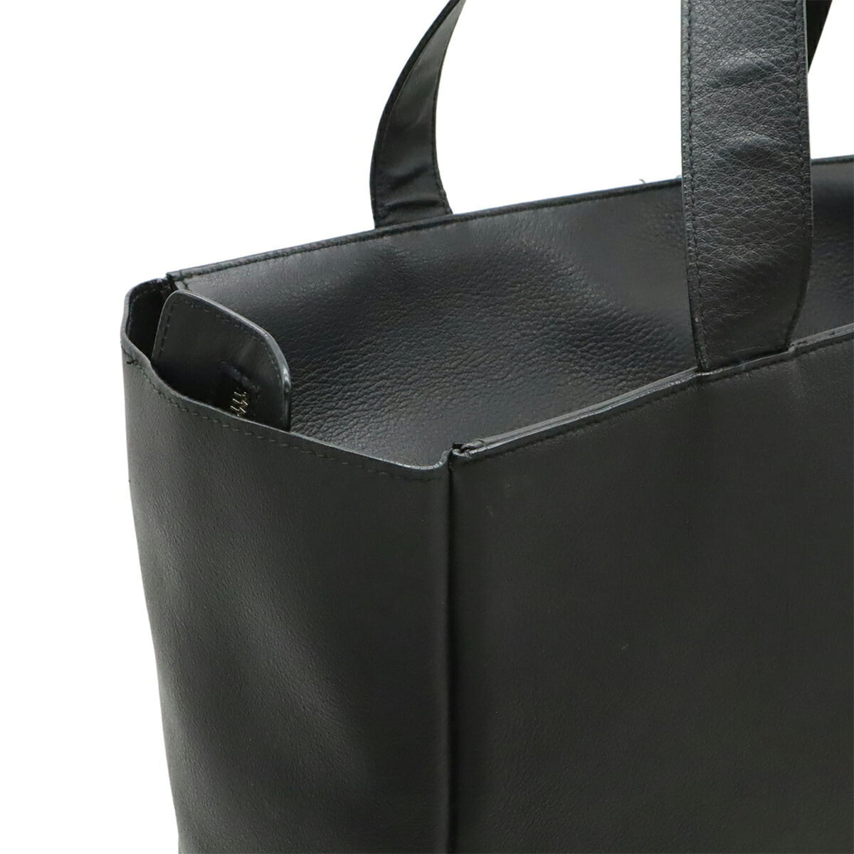 Balenciaga Black Leather Shoulder Bag Tote Bag (Pre-Owned)
