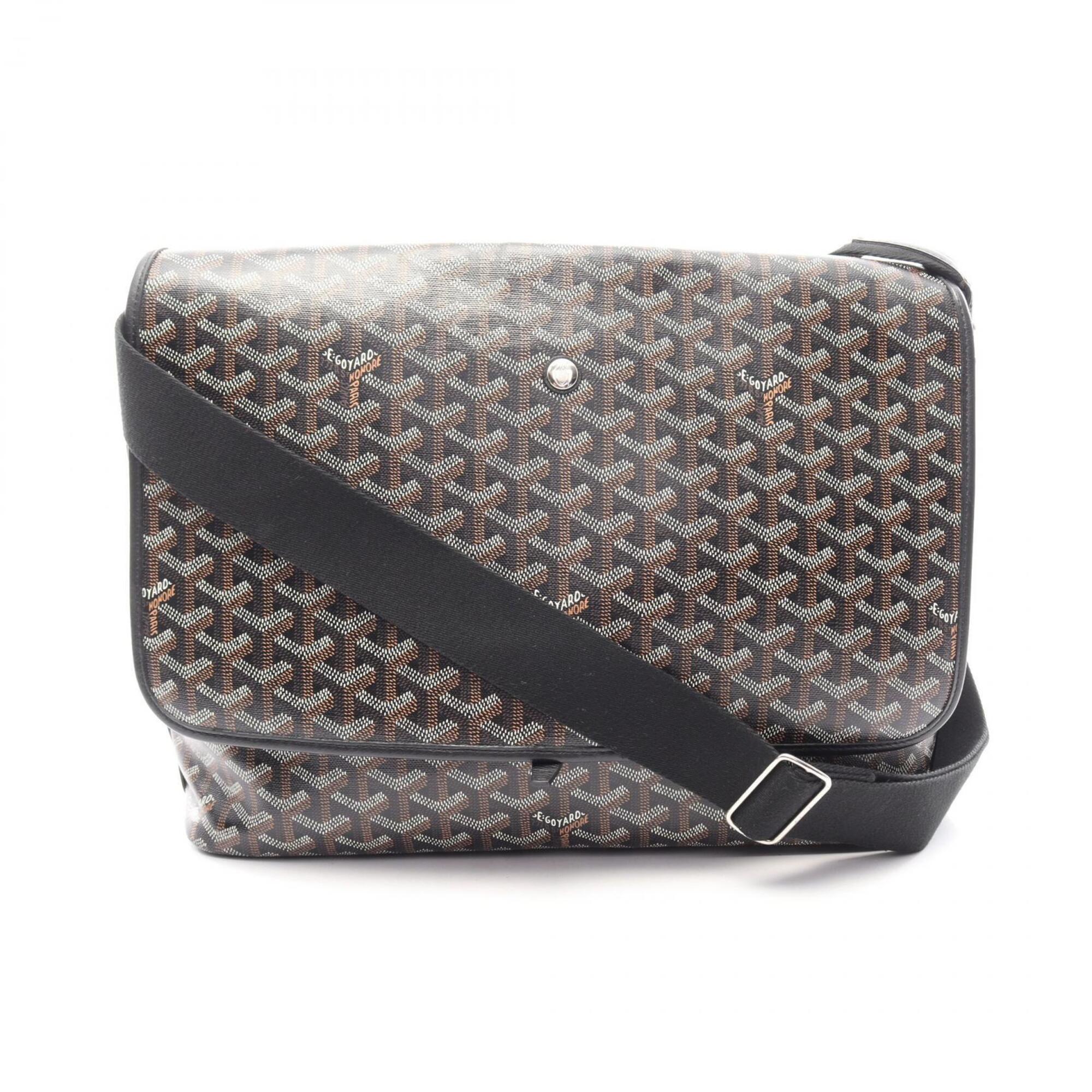 Goyard Black Multi-Color Coated Canvas Pvc Leather Handbag Shoulder Bag (Pre-Owned)