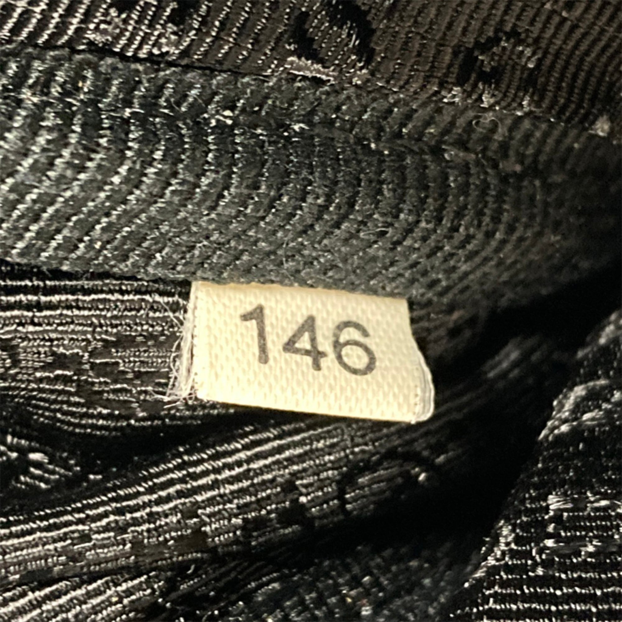 Prada Black Nylon Briefcase (Pre-Owned)