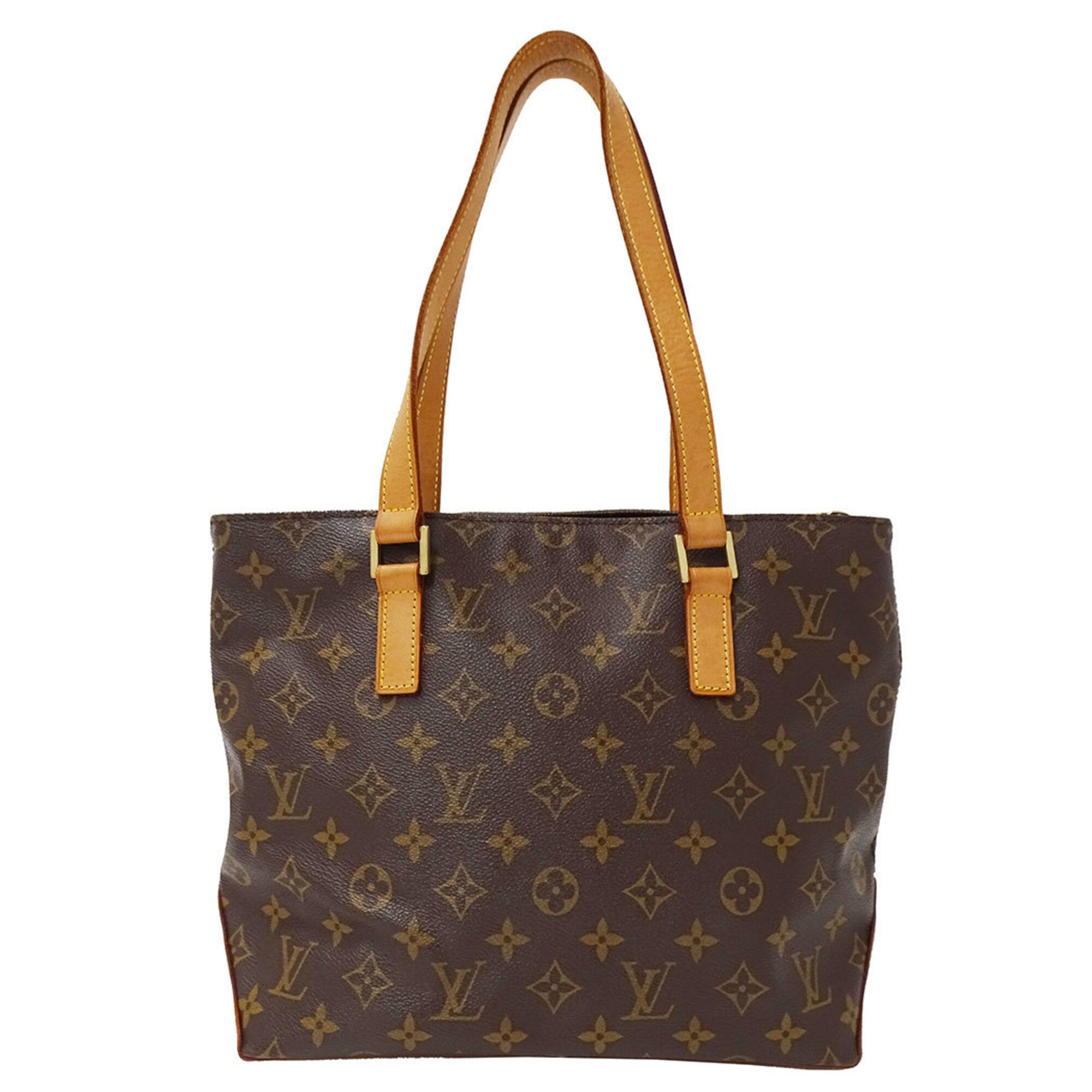 Louis Vuitton Brown Monogram Handbag Tote Bag (Pre-Owned)