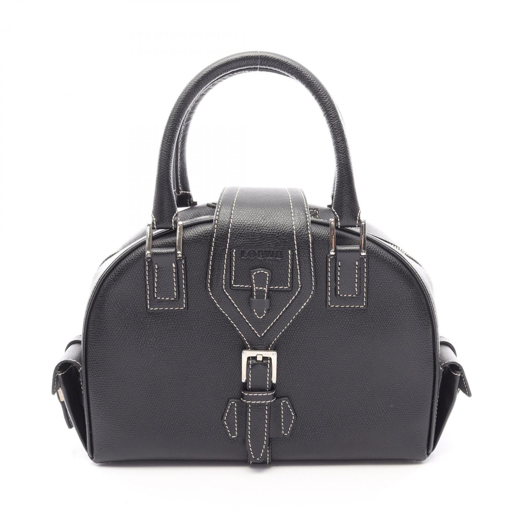 Loewe Black Leather Handbag (Pre-Owned)