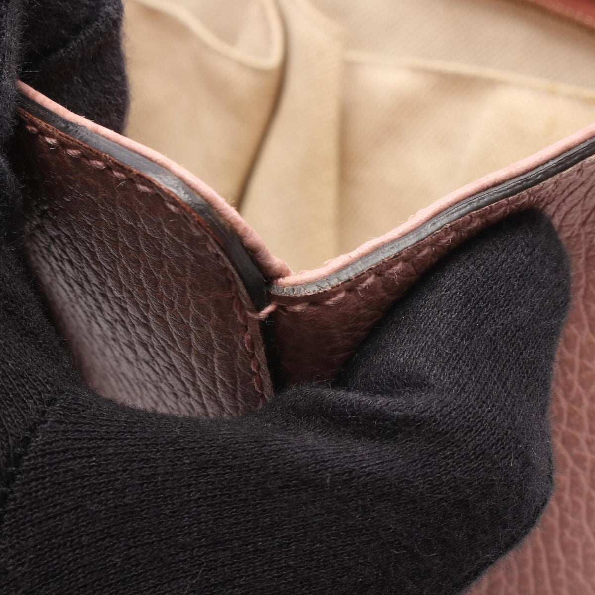 Gucci Pink Leather Handbag (Pre-Owned)