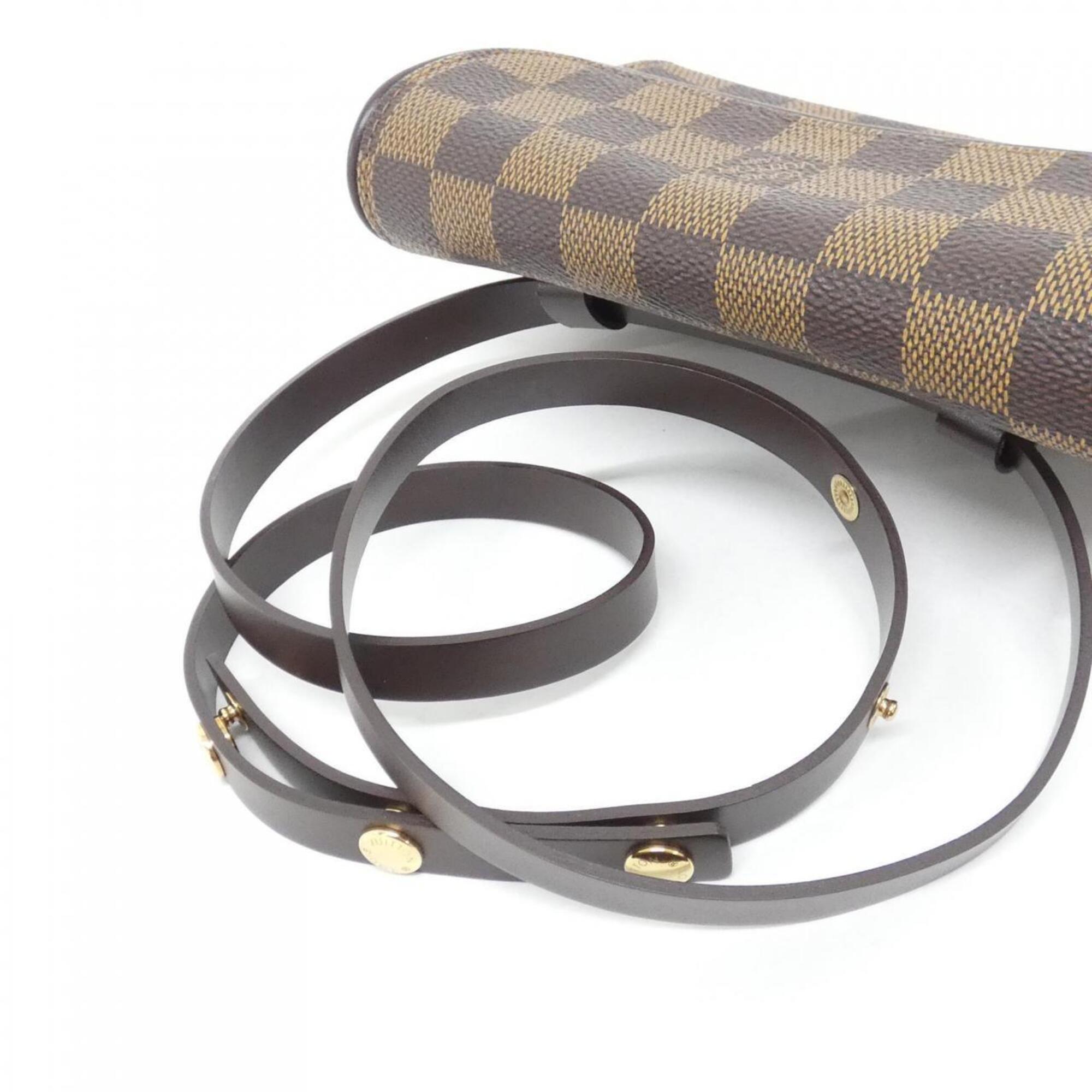 Louis Vuitton Ebene Coated Canvas Fanny Pack Pochette (Pre-Owned)