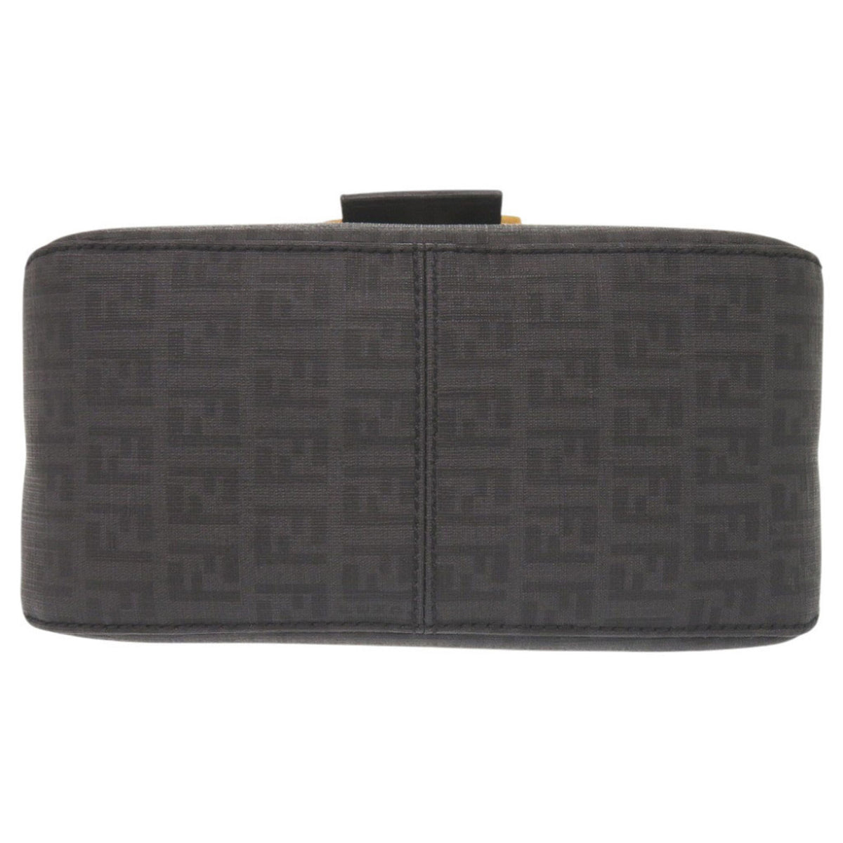 Fendi Gray Pvc Handbag Shoulder Bag (Pre-Owned)