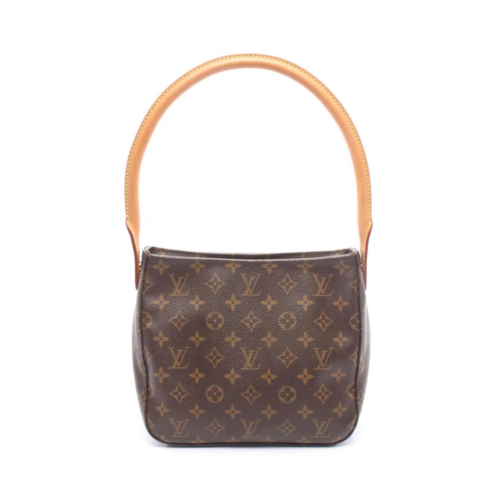Louis Vuitton Brown Coated Canvas Pvc Monogram Leather Handbag Shoulder Bag (Pre-Owned)
