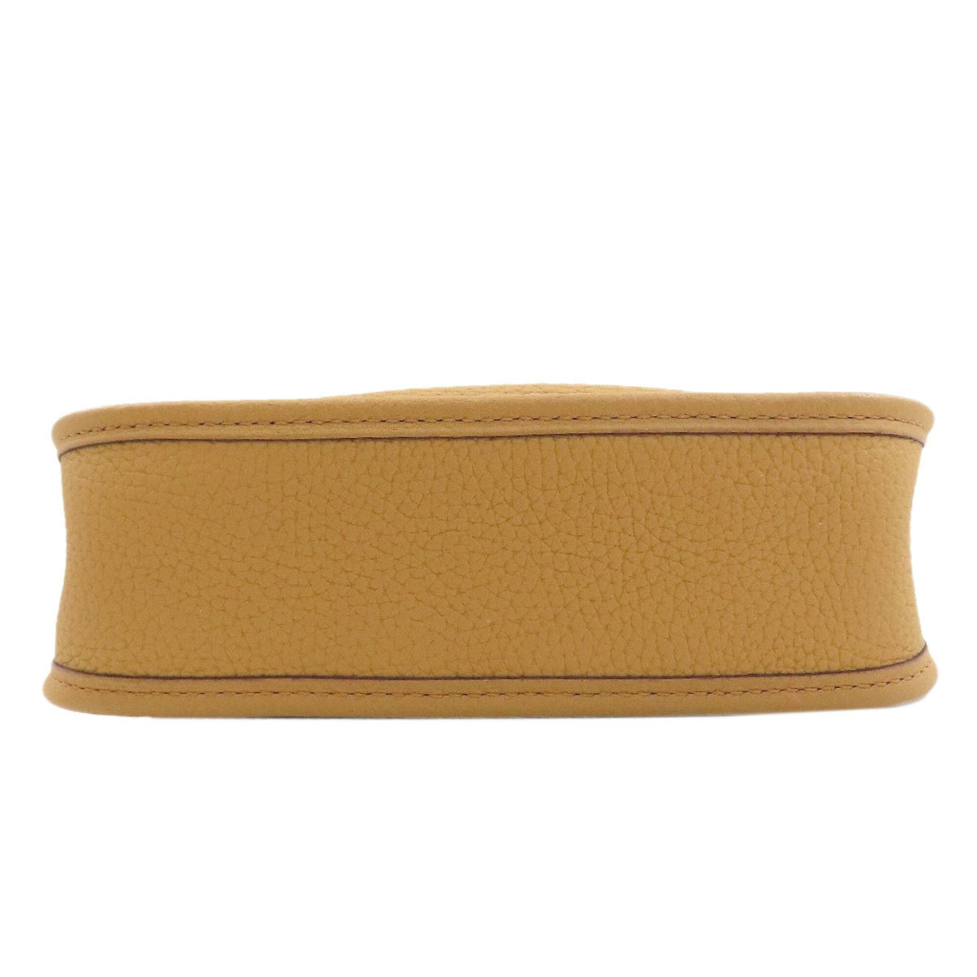 Hermes Light Brown Leather Shoulder Bag (Pre-Owned)