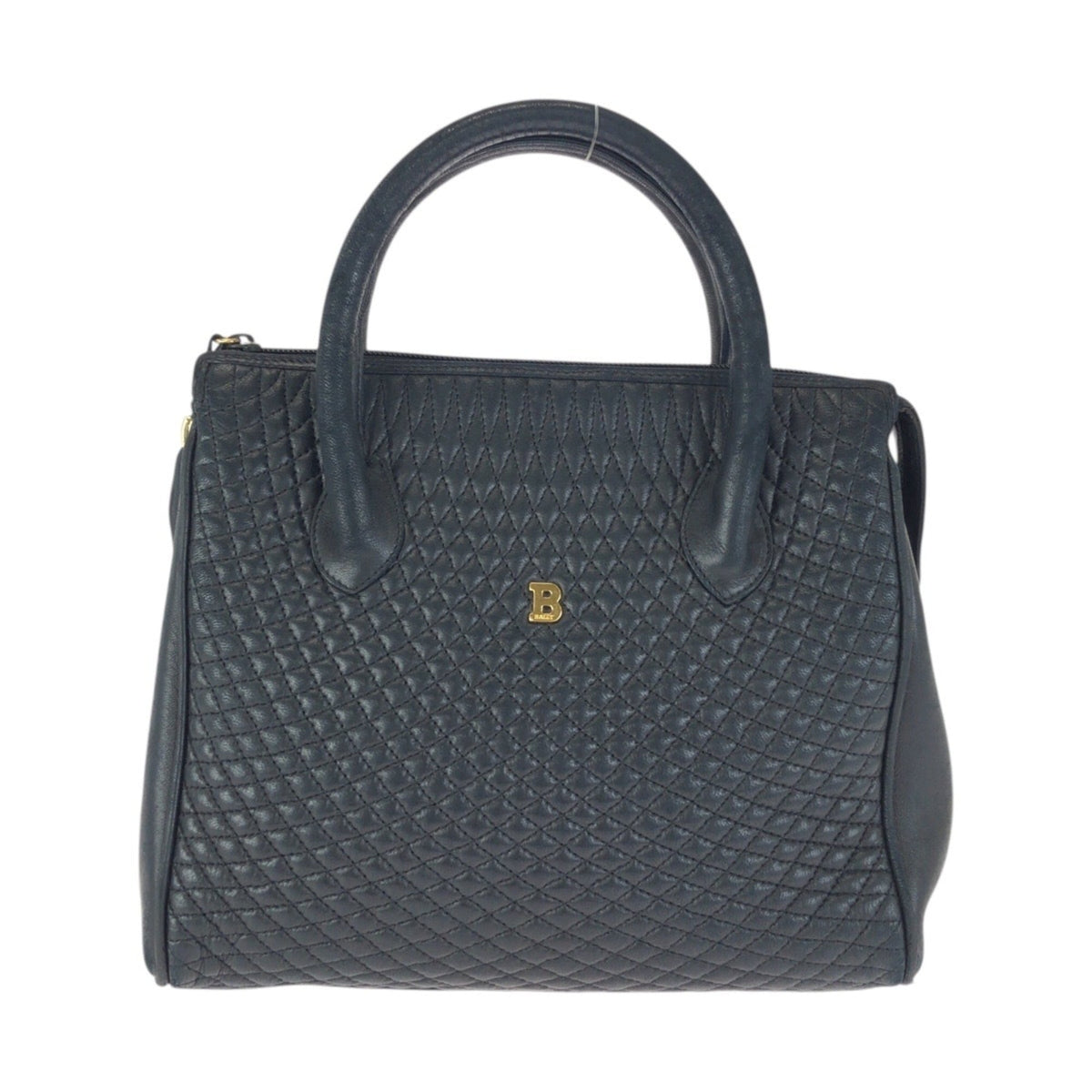 Bally Black Leather Handbag (Pre-Owned)