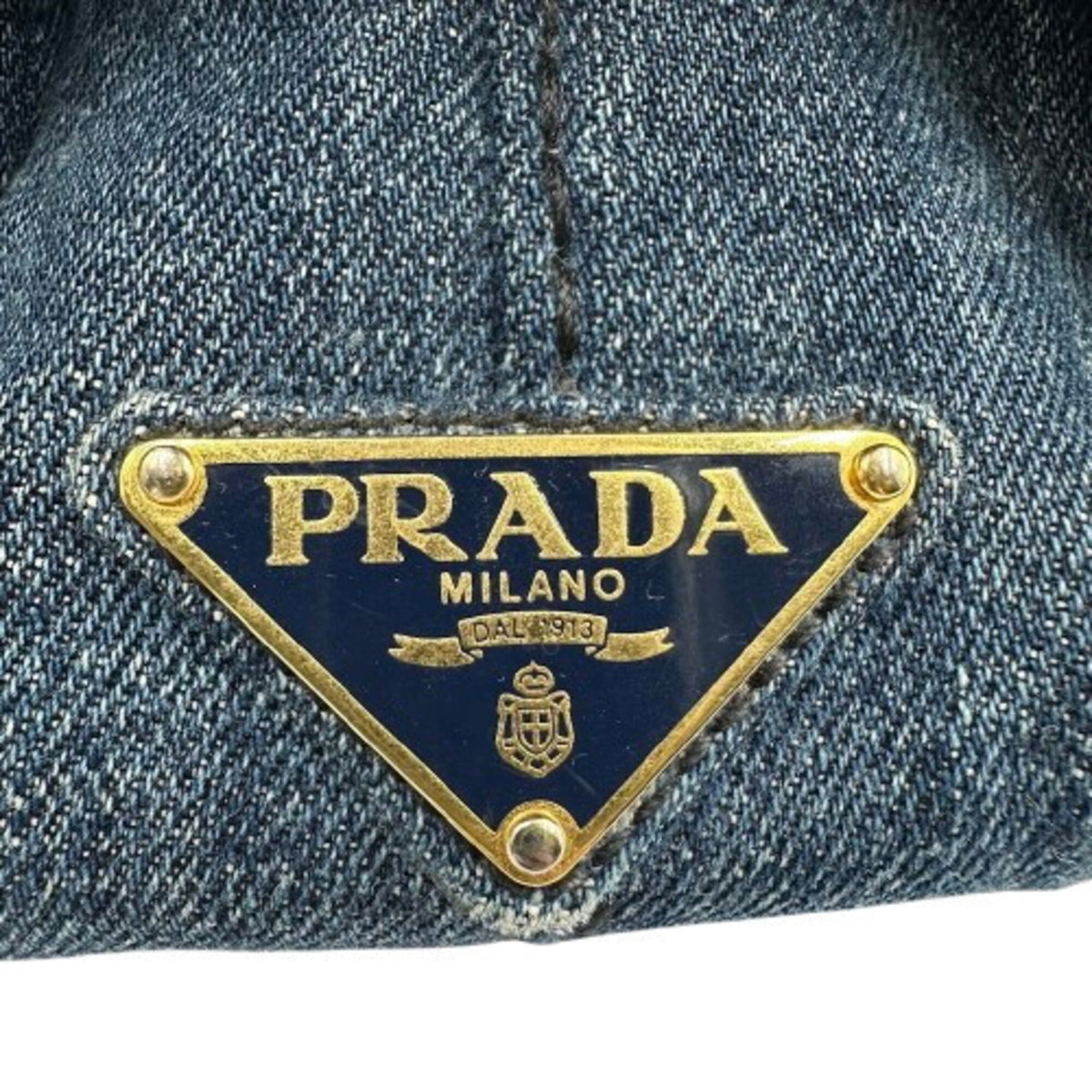 Prada Blue Denim Handbag (Pre-Owned)