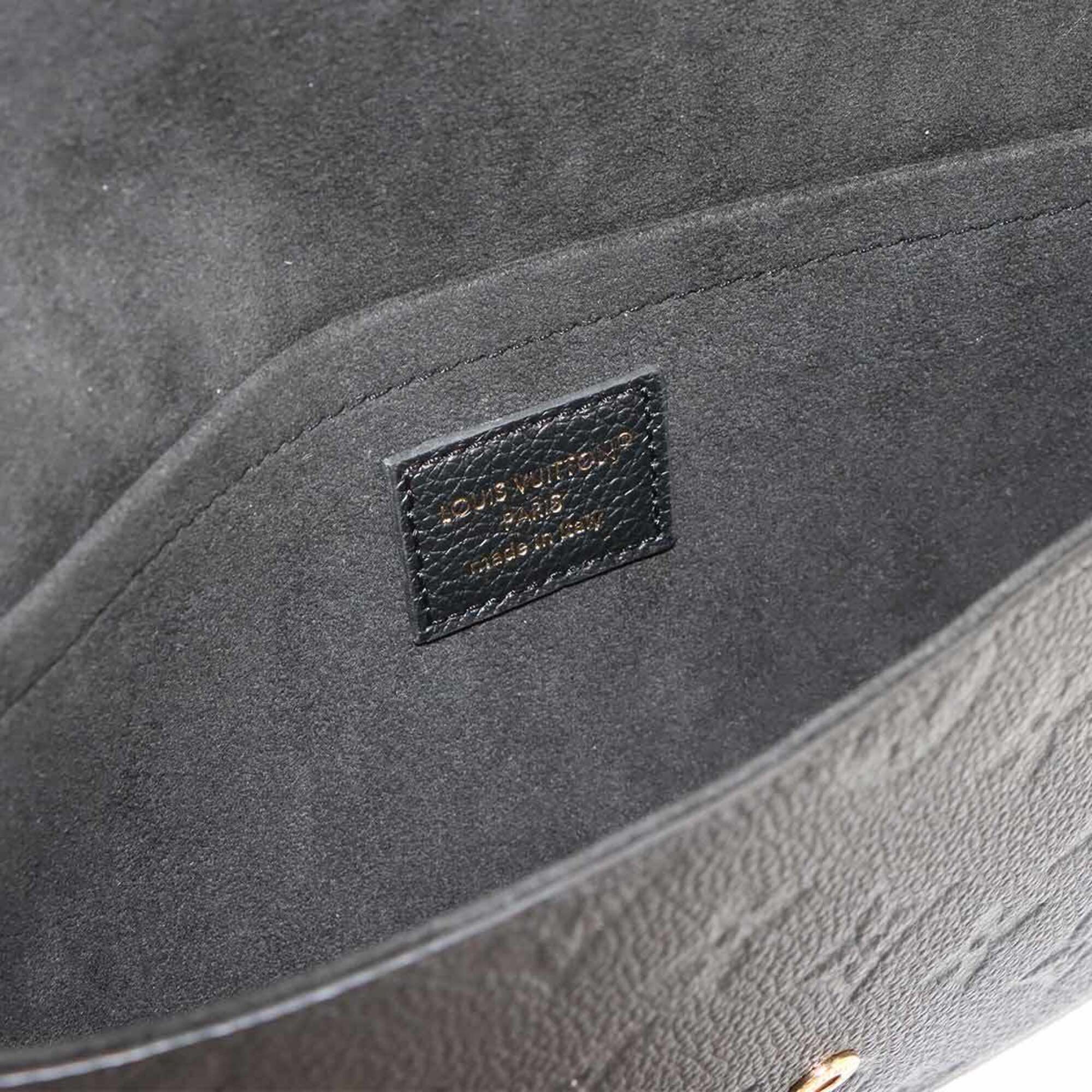 Louis Vuitton Monogram Empreinte Noir Monogram Empreinte Chain/Shoulder Wallet (Pre-Owned)