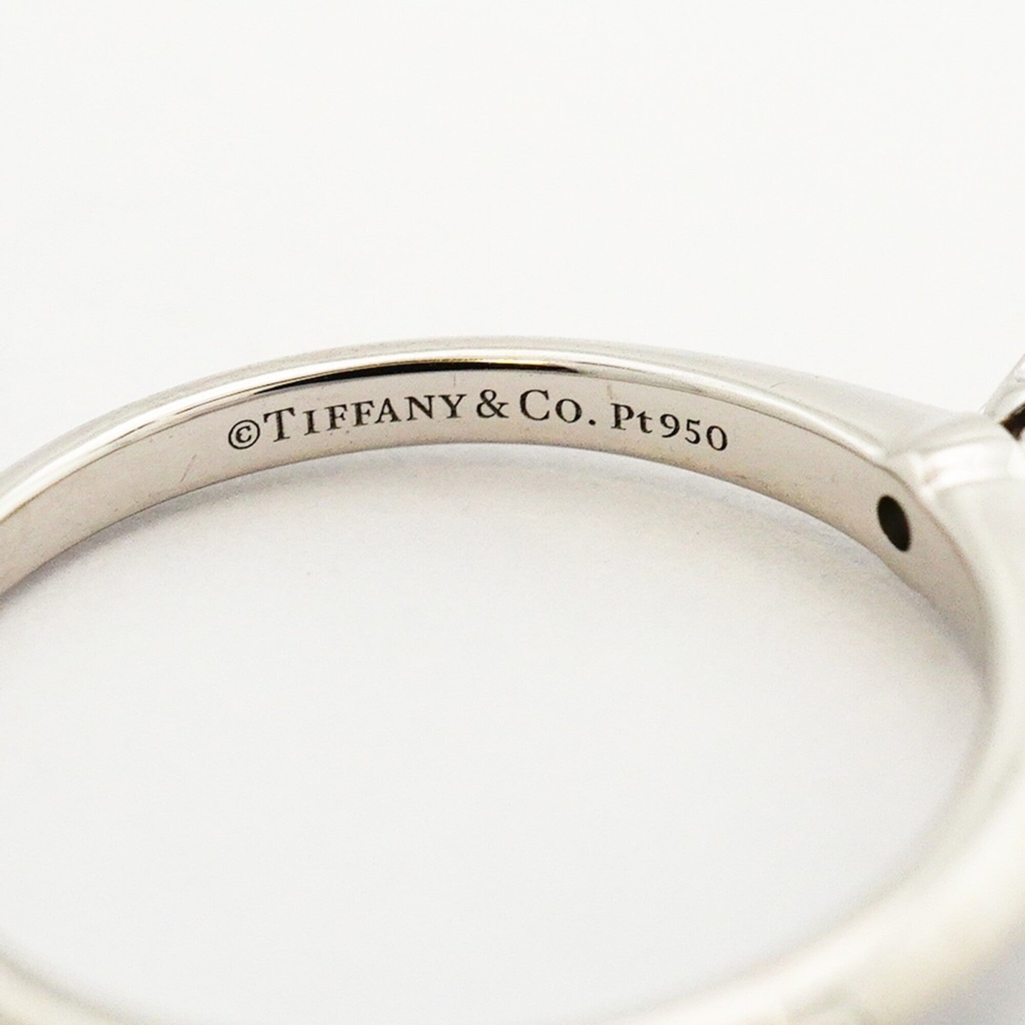 Tiffany Platinum 950 Band Ring (Pre-Owned)