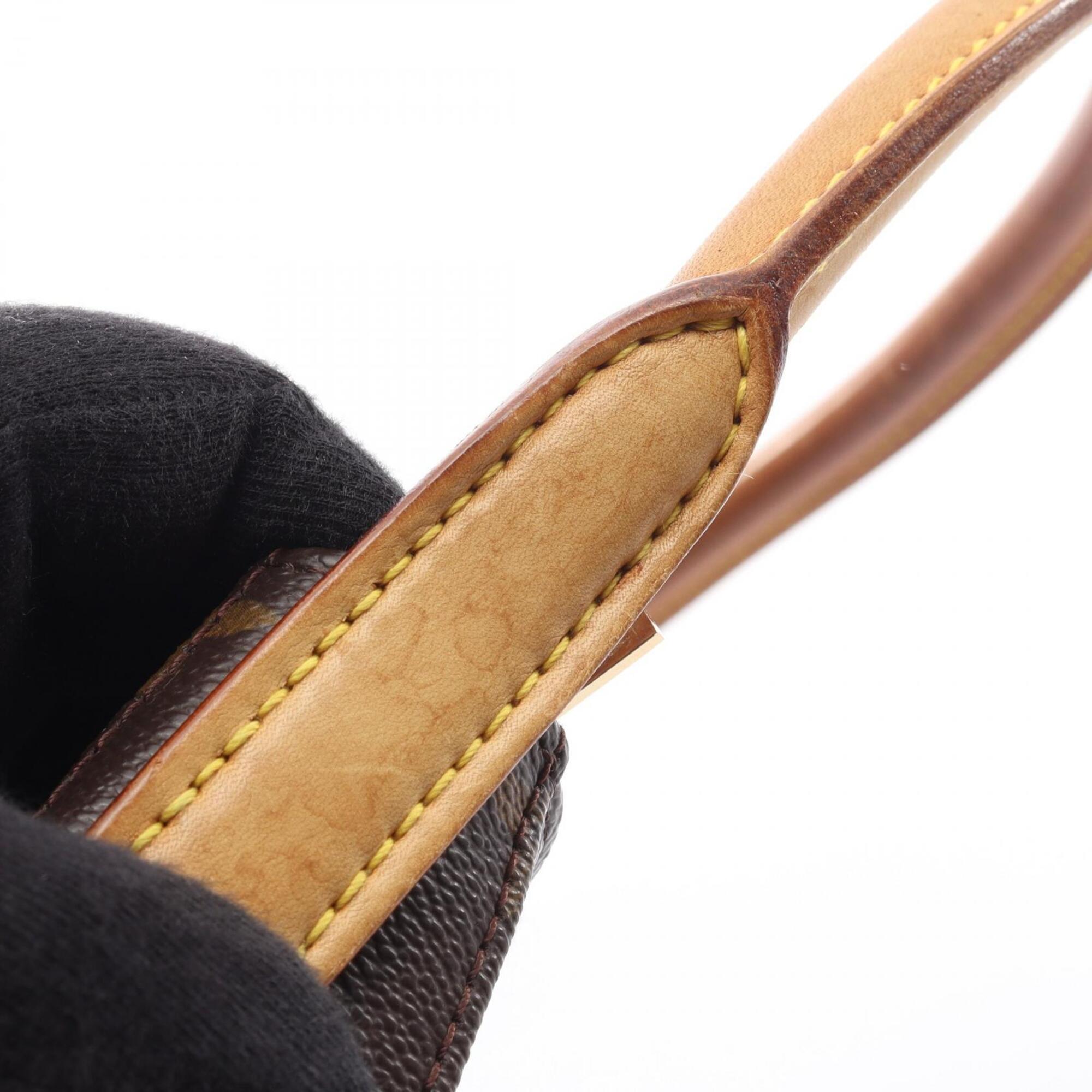 Louis Vuitton Brown Monogram Pvc Coated Canvas Leather Handbag Shoulder Bag (Pre-Owned)