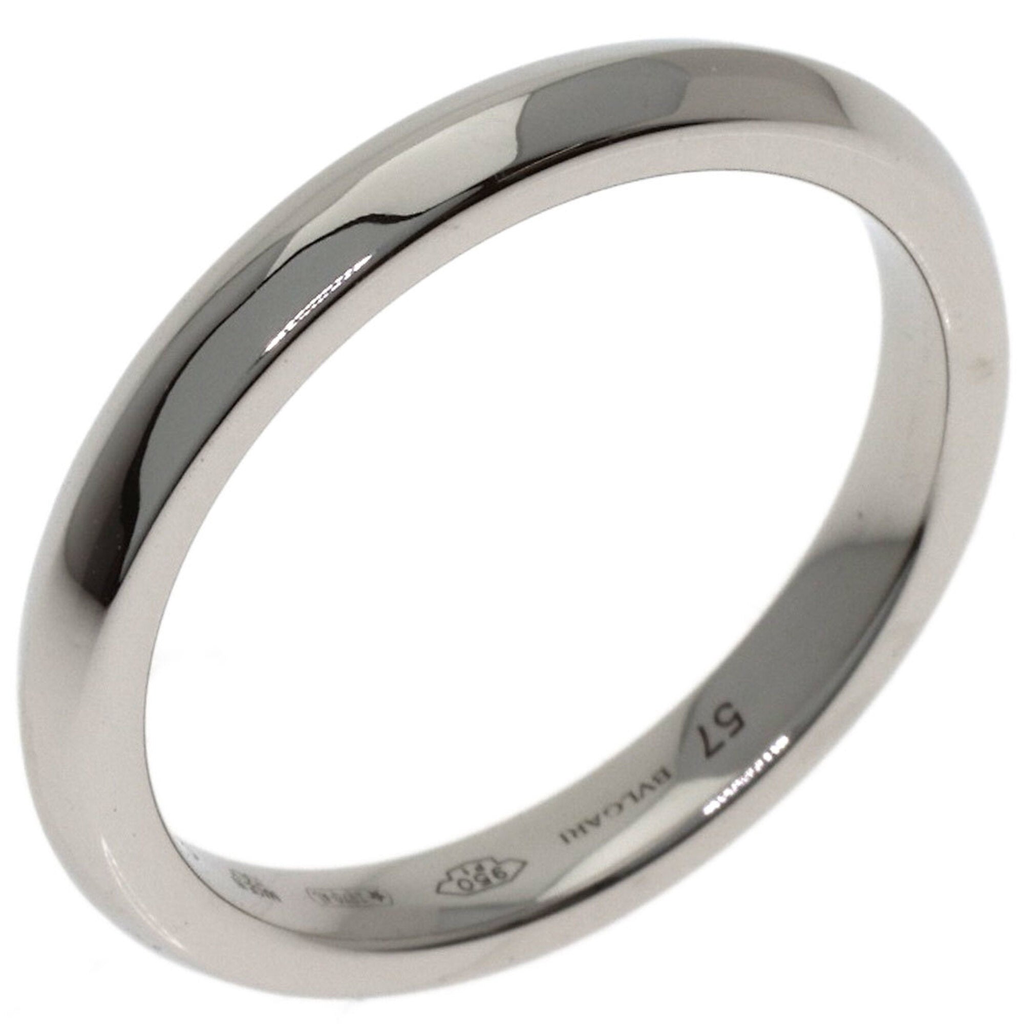 Bvlgari Platinum 950 Band Ring (Pre-Owned)