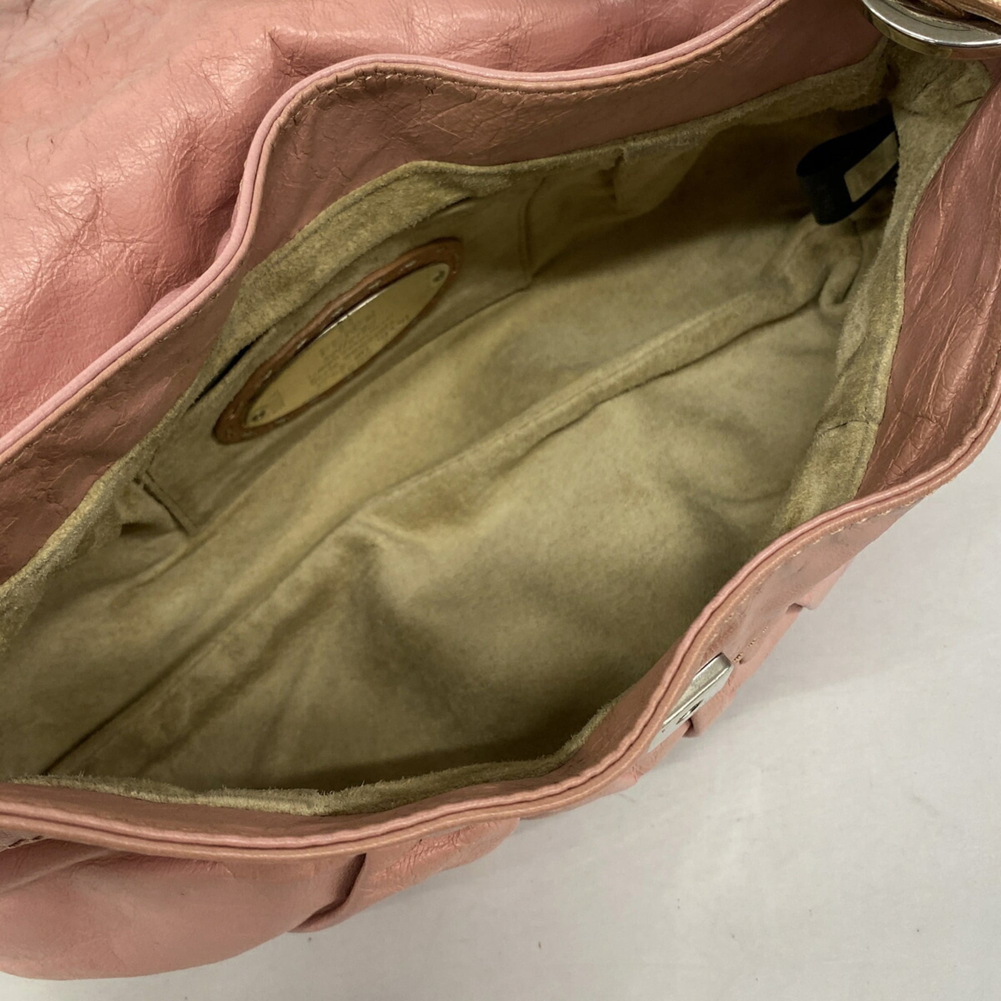Fendi Pink Leather Handbag (Pre-Owned)