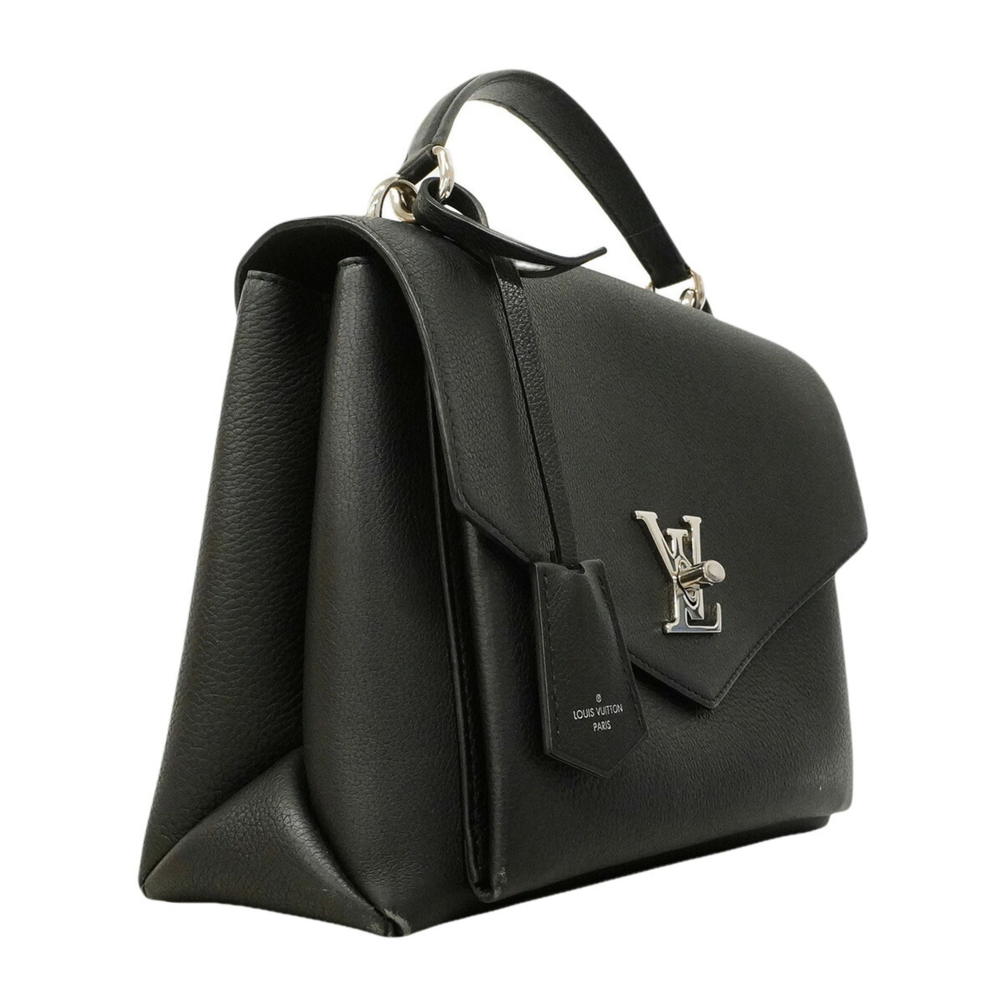 Louis Vuitton Noir Handbag (Pre-Owned)