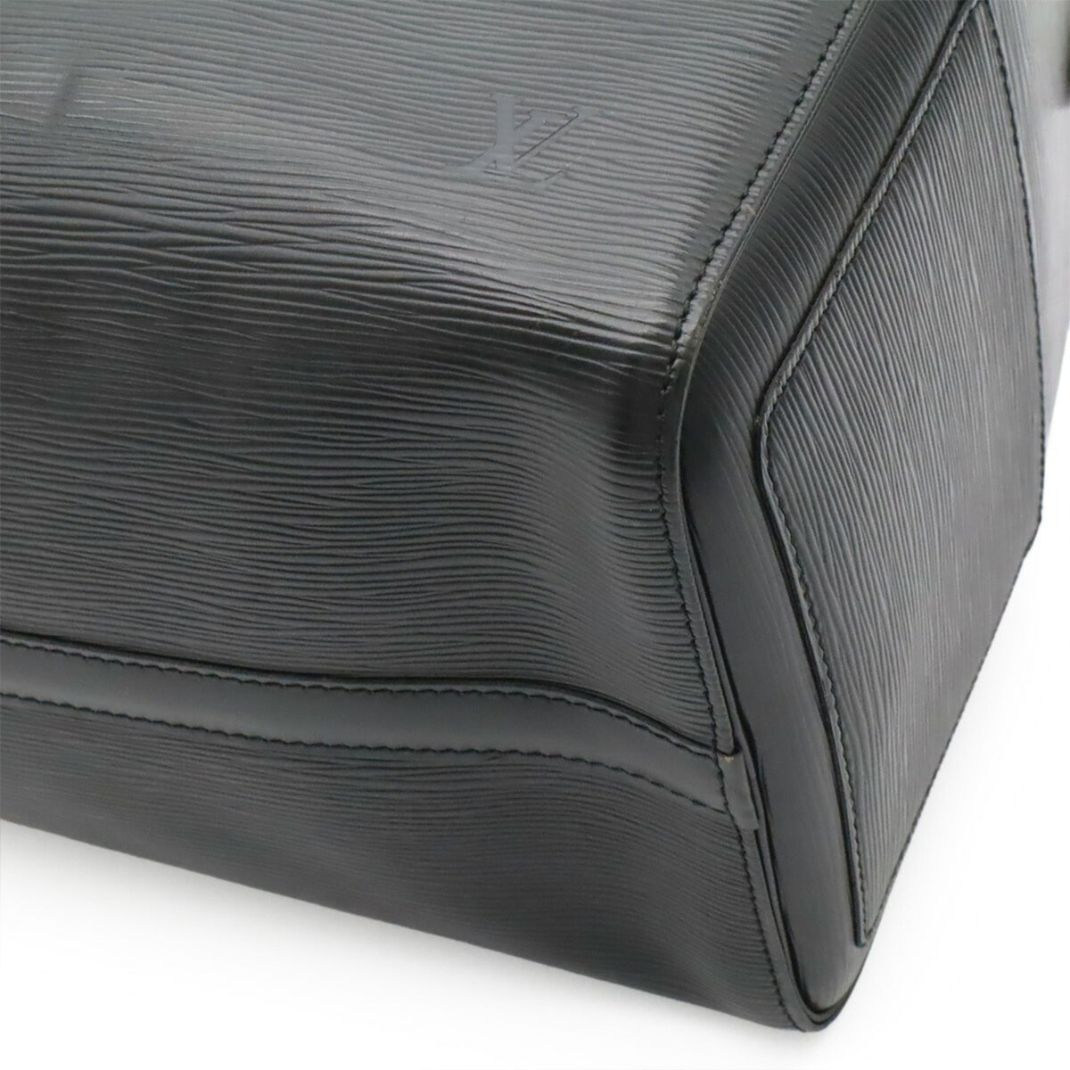 Louis Vuitton Black Noir Epi Leather Boston Bag Handbag (Pre-Owned)