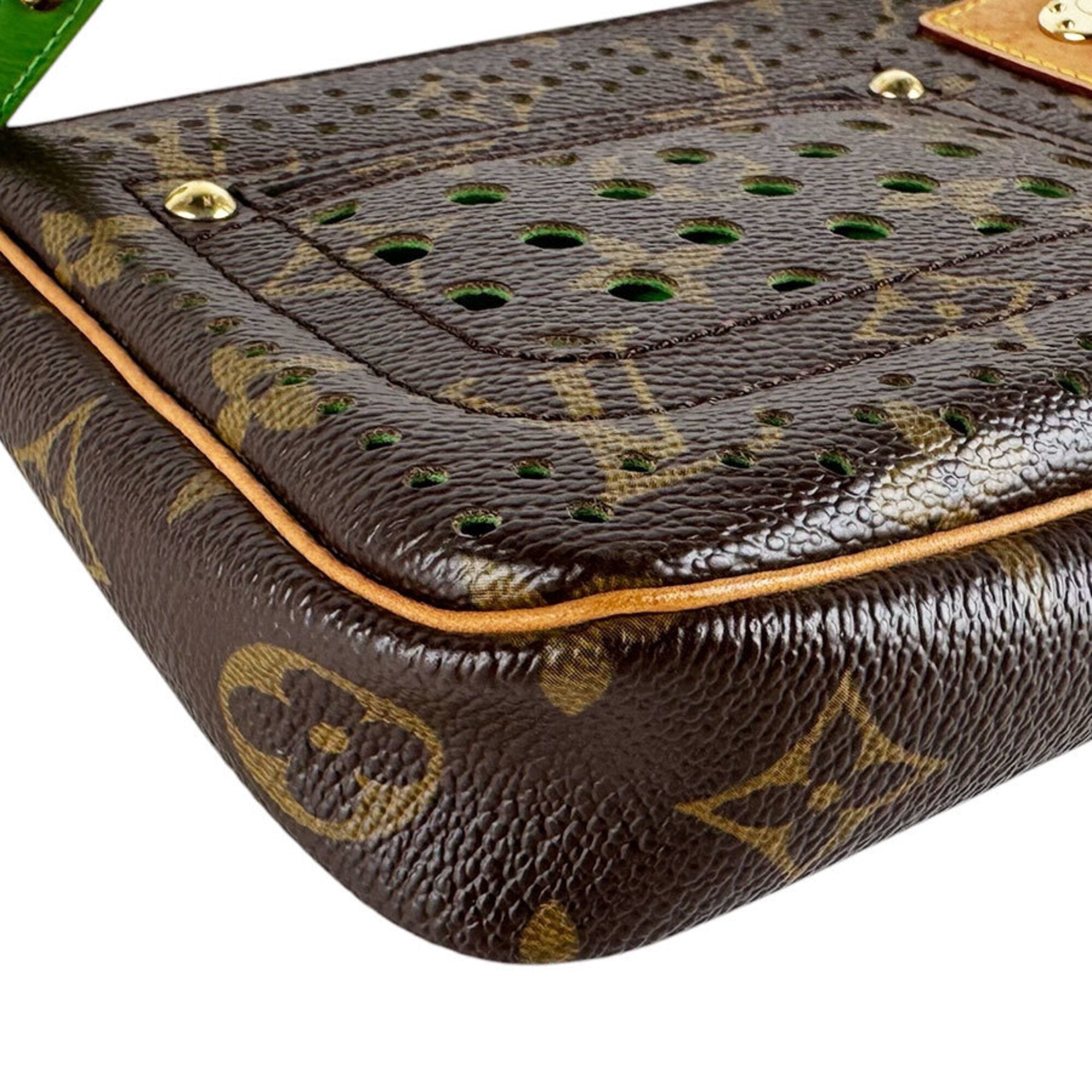 Louis Vuitton Monogram Vert Monogram Handbag Pochette (Pre-Owned)