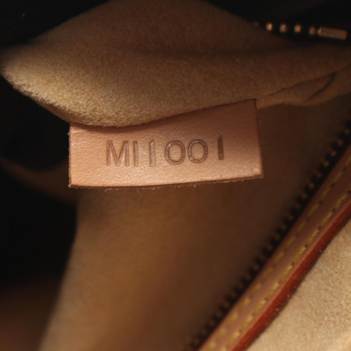 Louis Vuitton Brown Coated Canvas Leather Handbag Shoulder Bag (Pre-Owned)