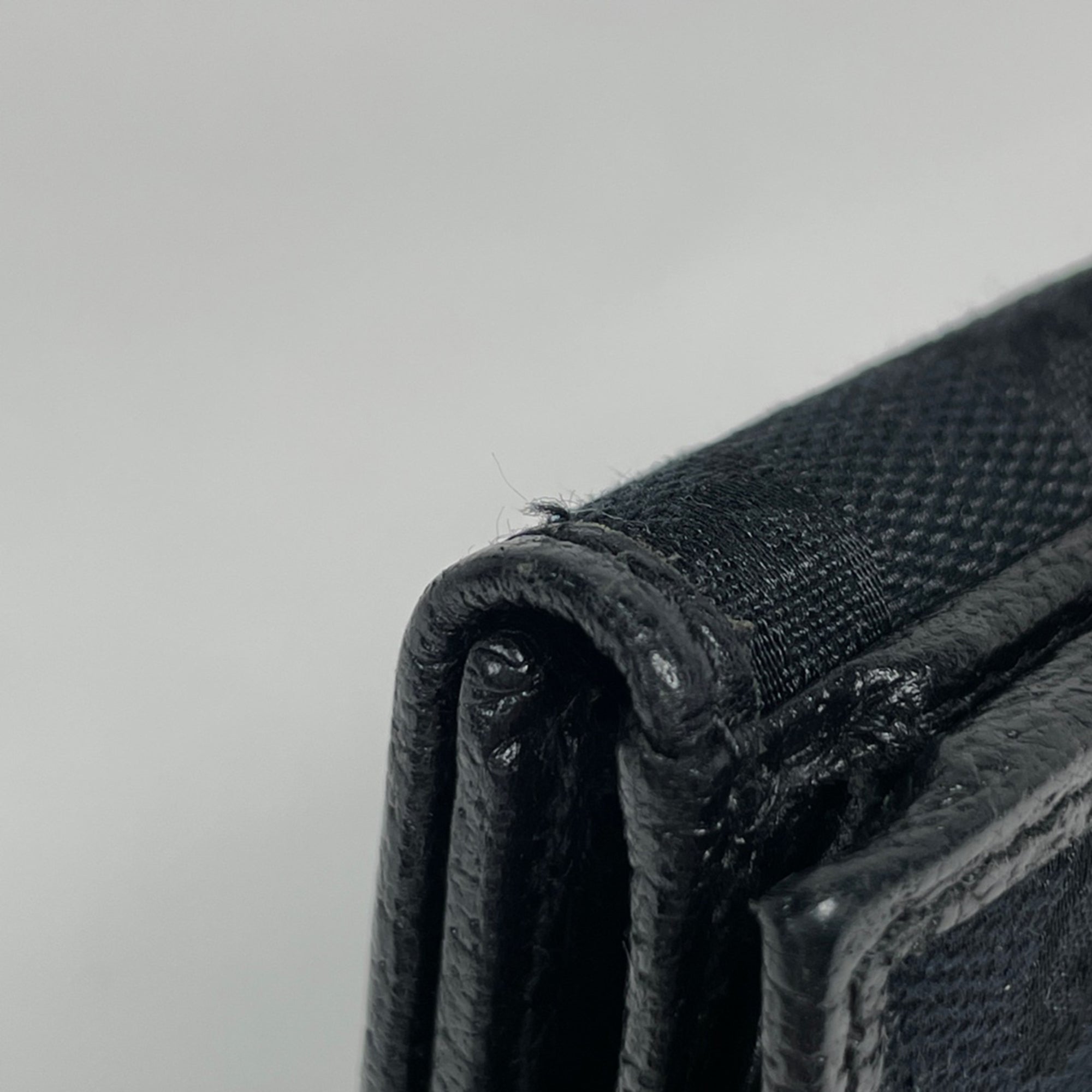 Gucci Black Gg Canvas Leather Wallet (Bi-Fold) (Pre-Owned)