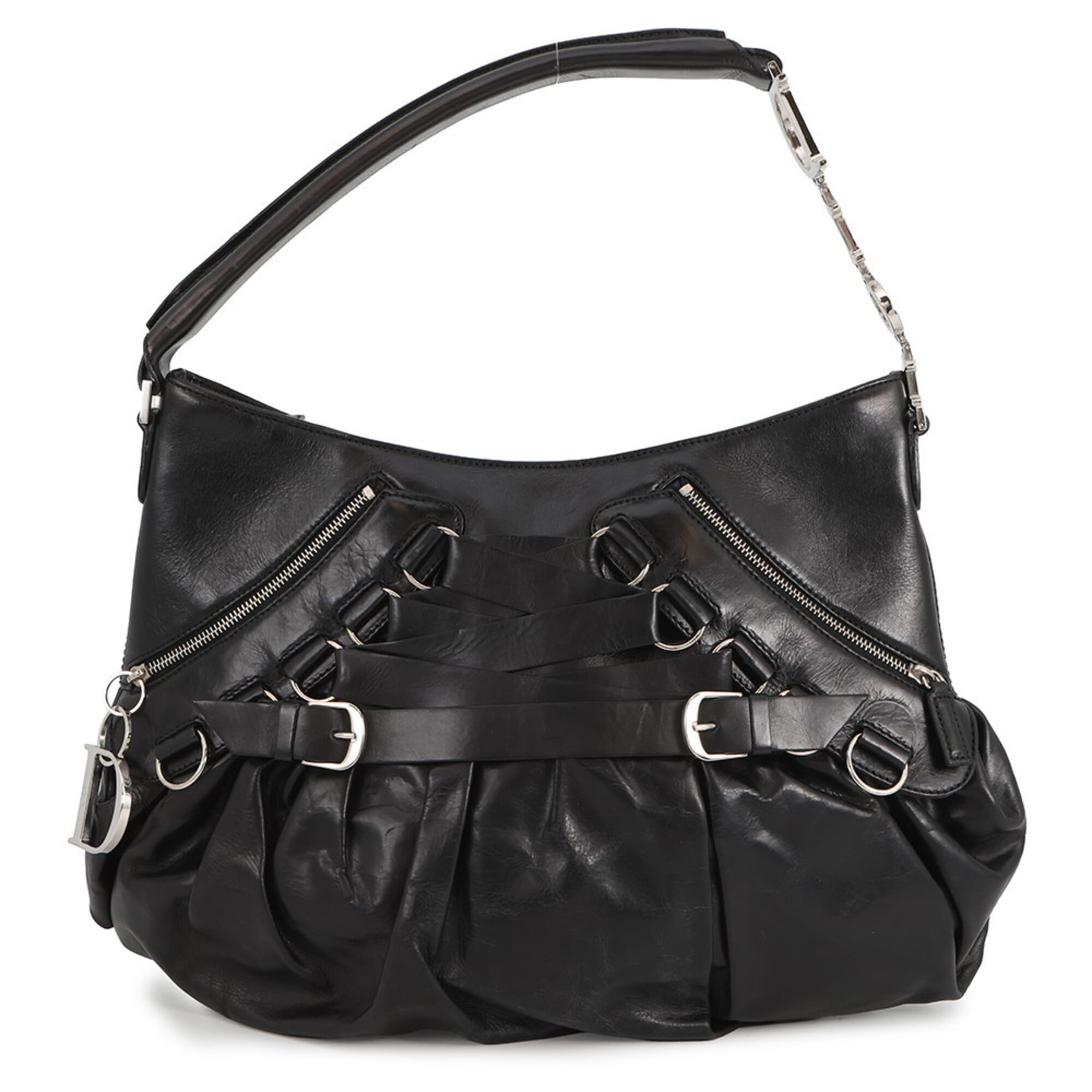 Christian Dior Black Leather Handbag (Pre-Owned)