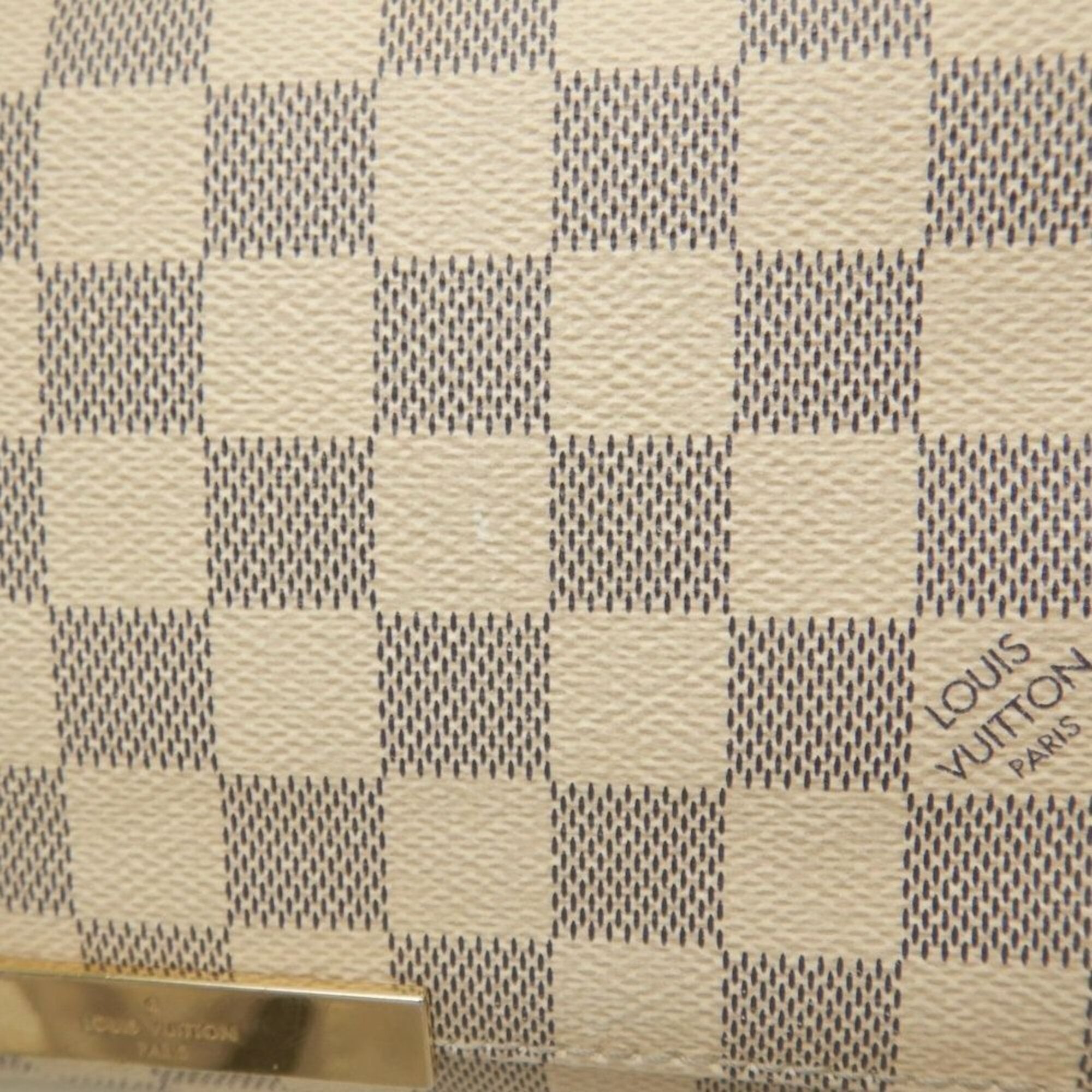 Louis Vuitton Damier Azur Azur Coated Canvas Shoulder Bag (Pre-Owned)
