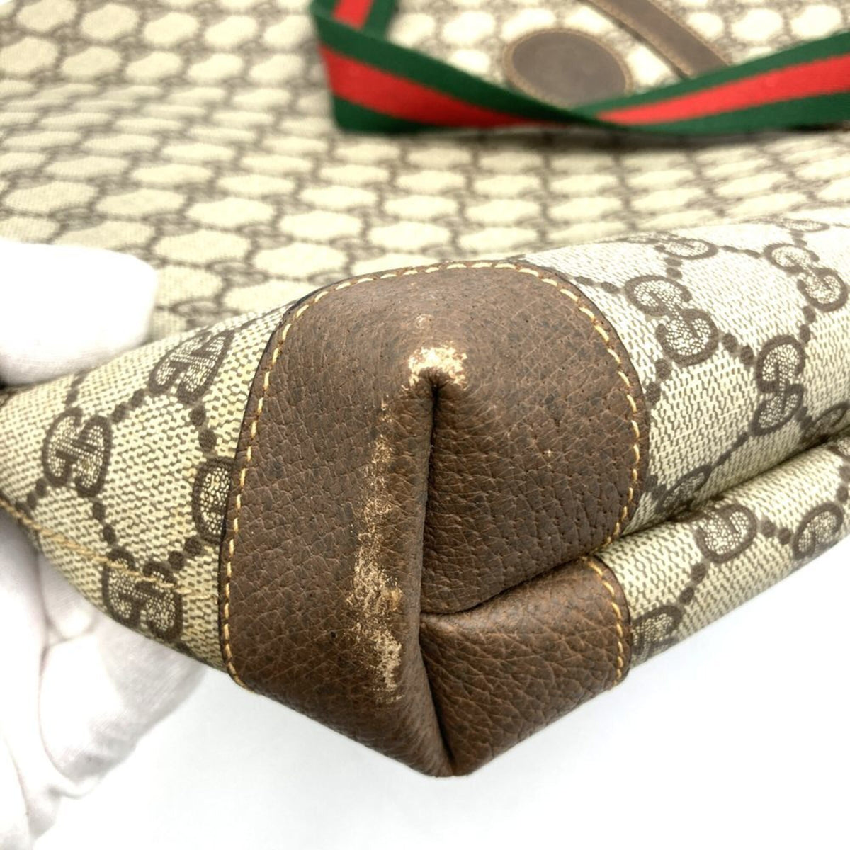 Gucci Brown Gg Supreme Tote Bag (Pre-Owned)