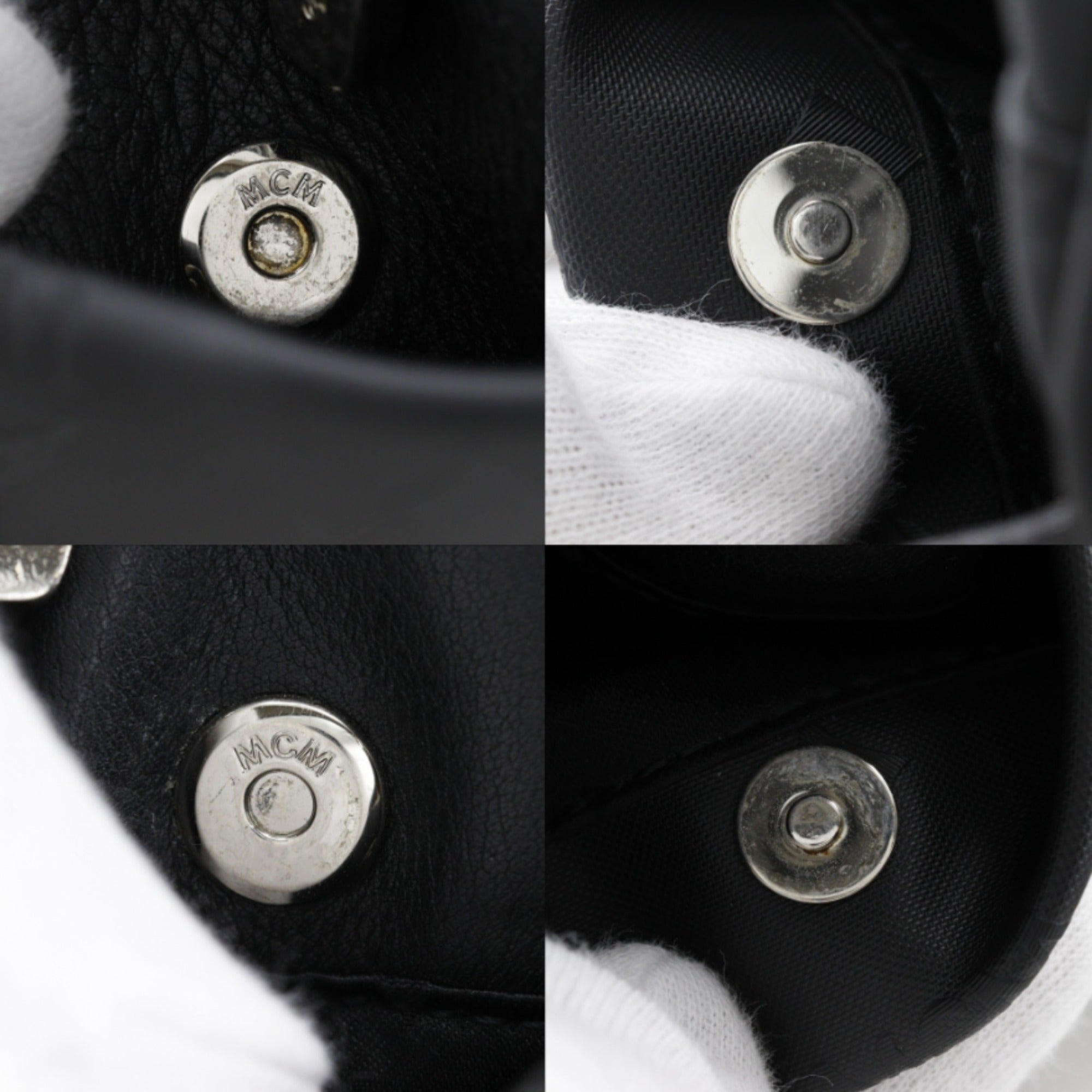 Mcm Black Pvc Backpack (Pre-Owned)