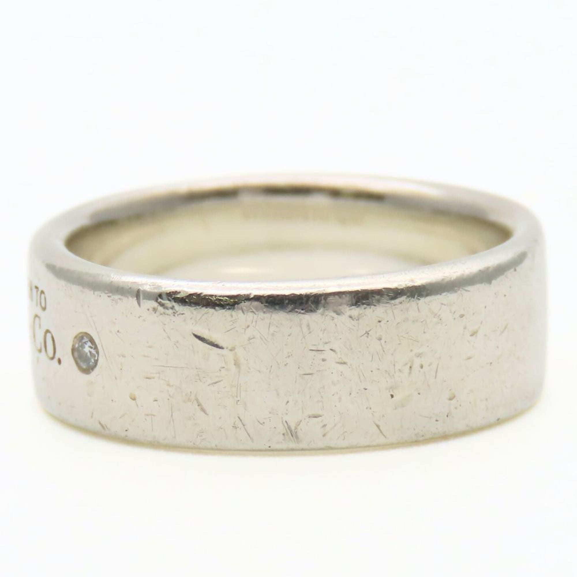 Tiffany Silver Silver 925 Band Ring (Pre-Owned)