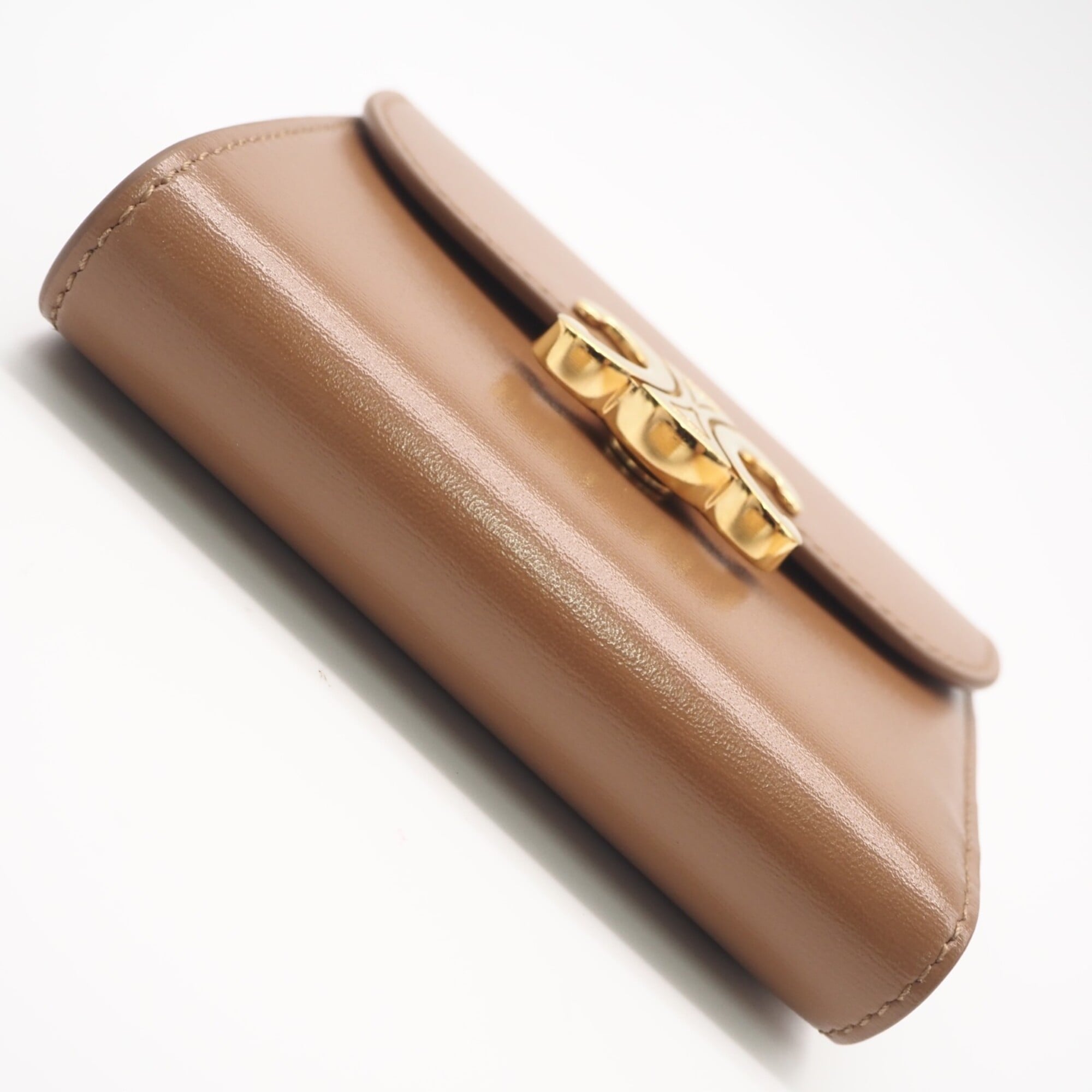 Celine Brown Leather Wallet (Tri-Fold) (Pre-Owned)