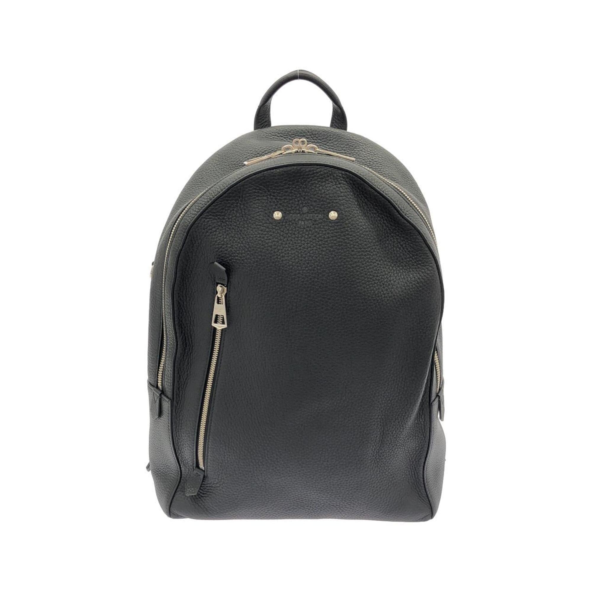Louis Vuitton Black Leather Backpack (Pre-Owned)
