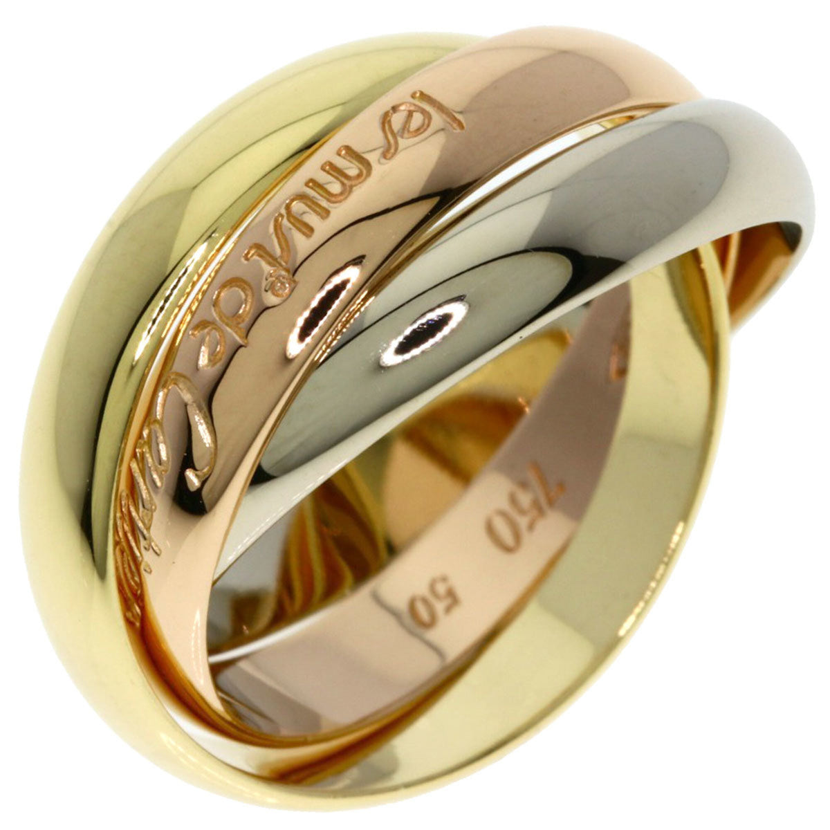 Cartier Yellow Gold (18K) Pink Gold (18K) White Gold (18K) Band Ring (Pre-Owned)