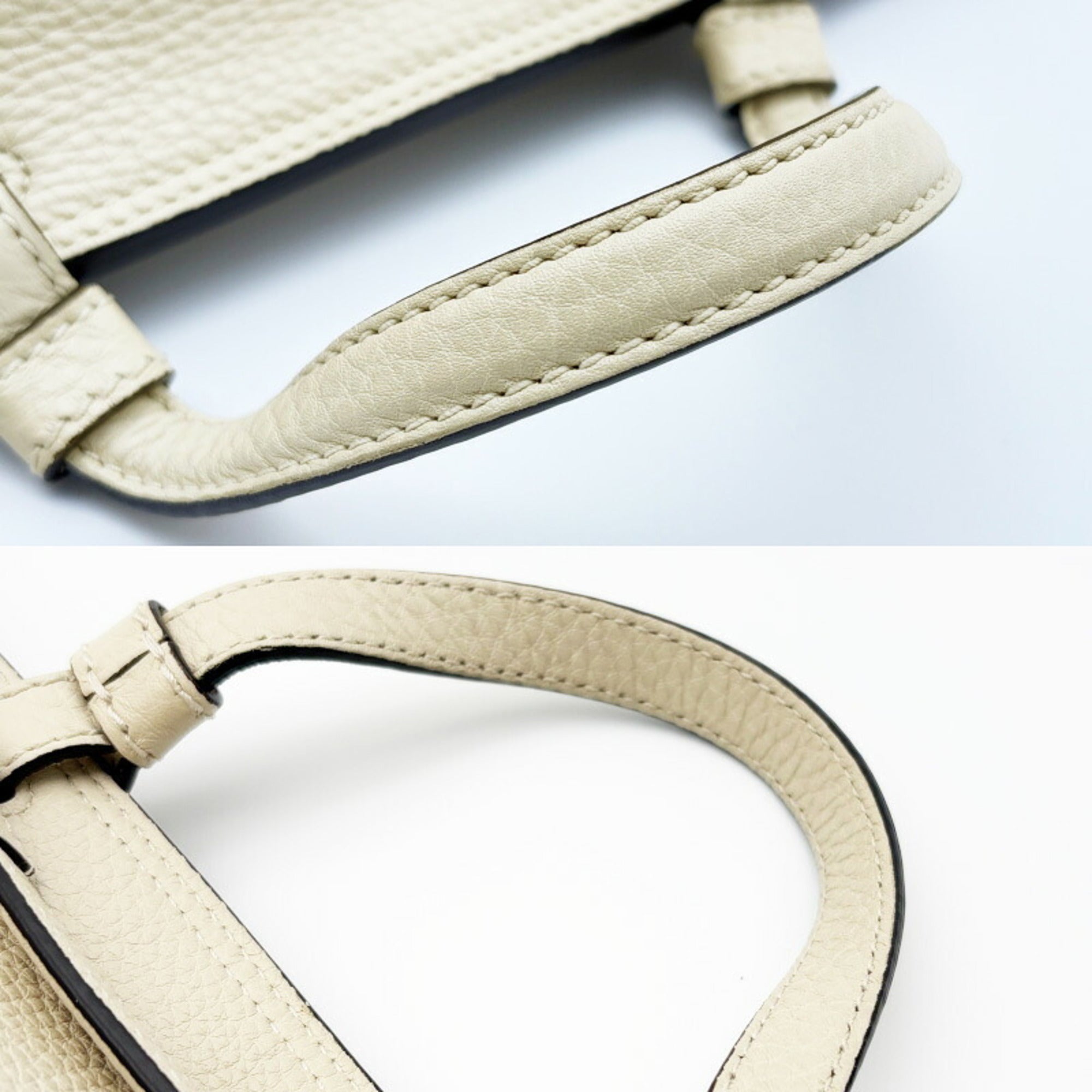 Gucci Bamboo Ivory Multi-Color Leather Shoulder Bag (Pre-Owned)
