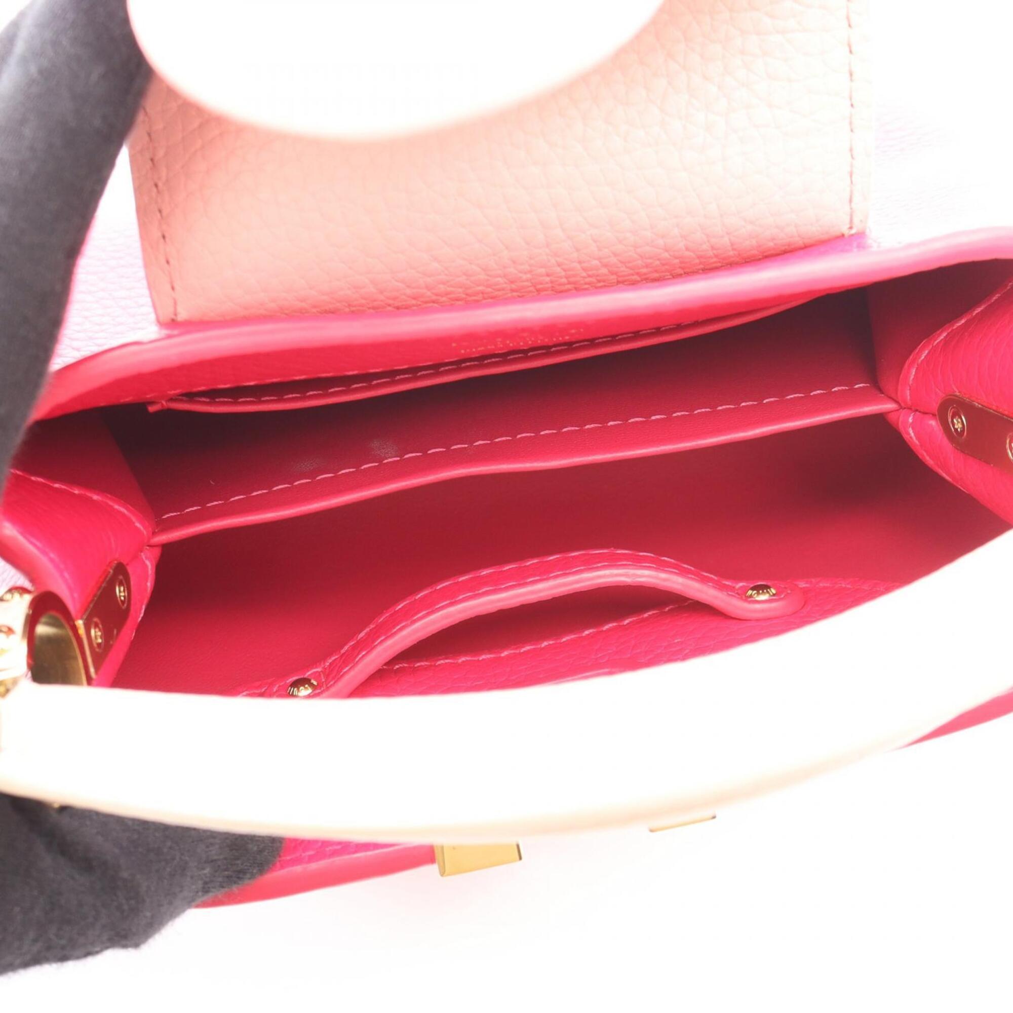 Louis Vuitton Pink Leather Handbag (Pre-Owned)