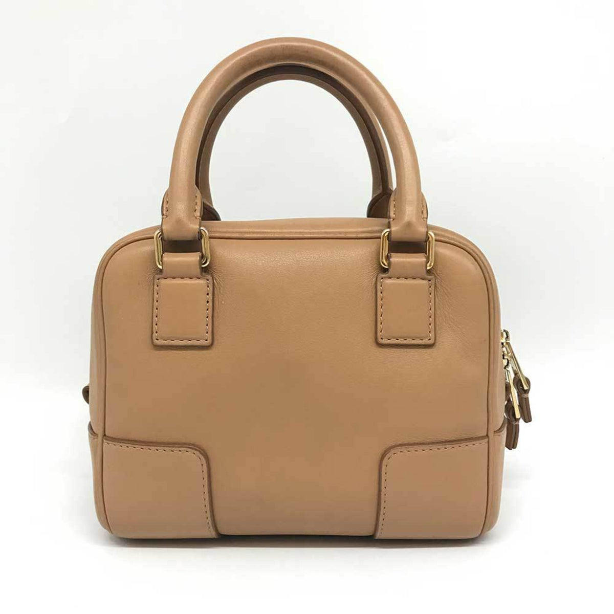 Loewe Amazona Beige Leather Handbag (Pre-Owned)