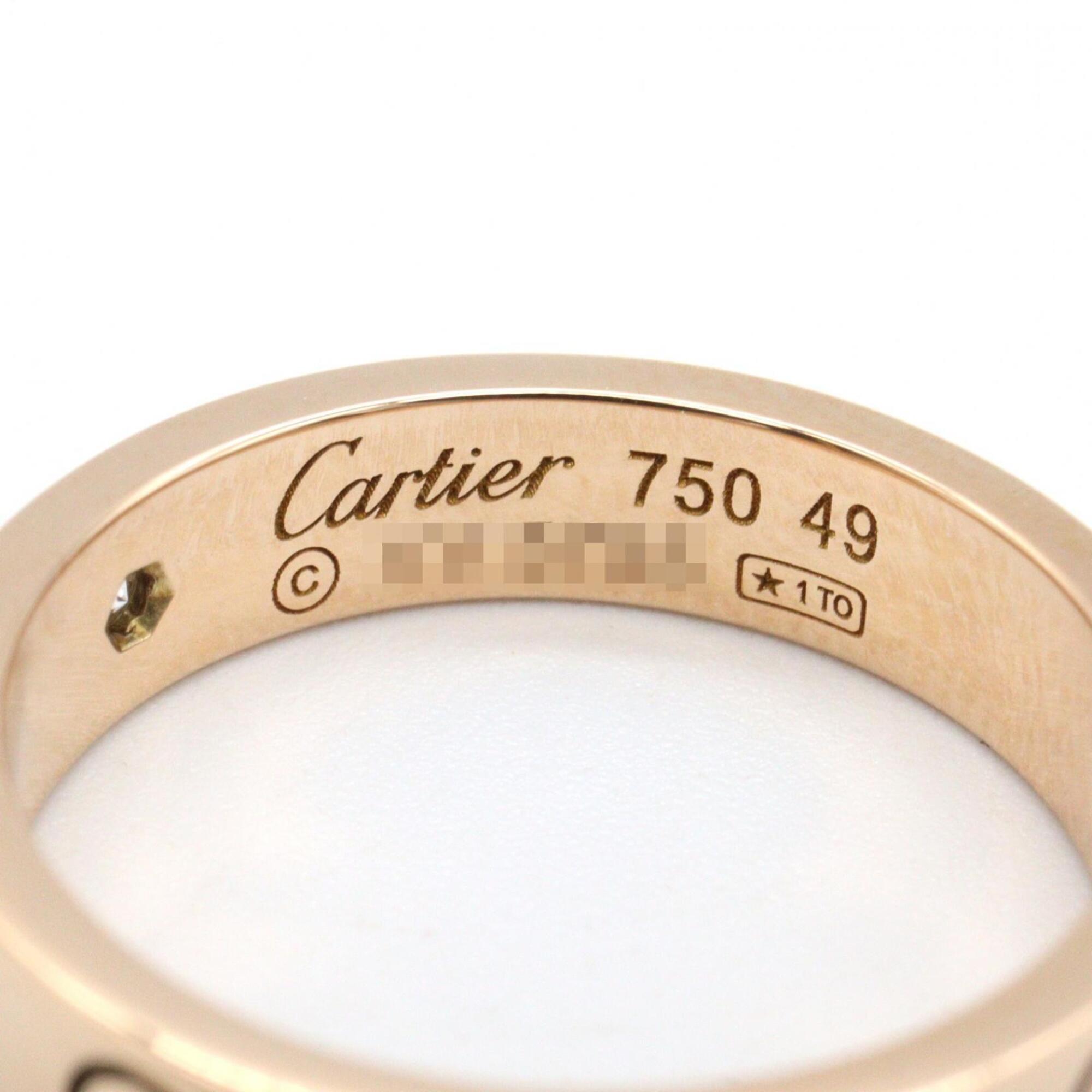 Cartier Gold Clear Pink Gold (18K) Band Ring (Pre-Owned)