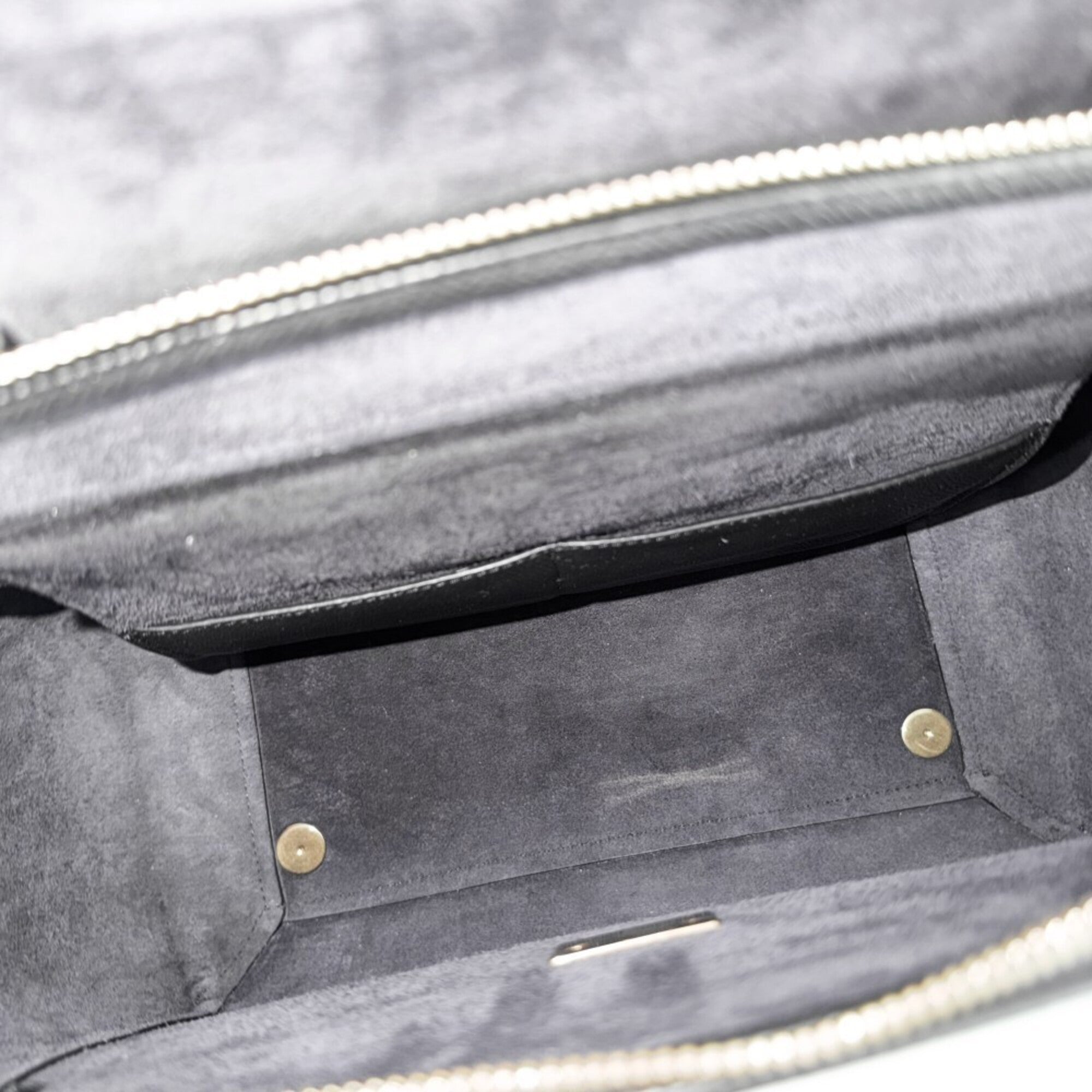 Celine Black Leather Handbag Shoulder Bag (Pre-Owned)