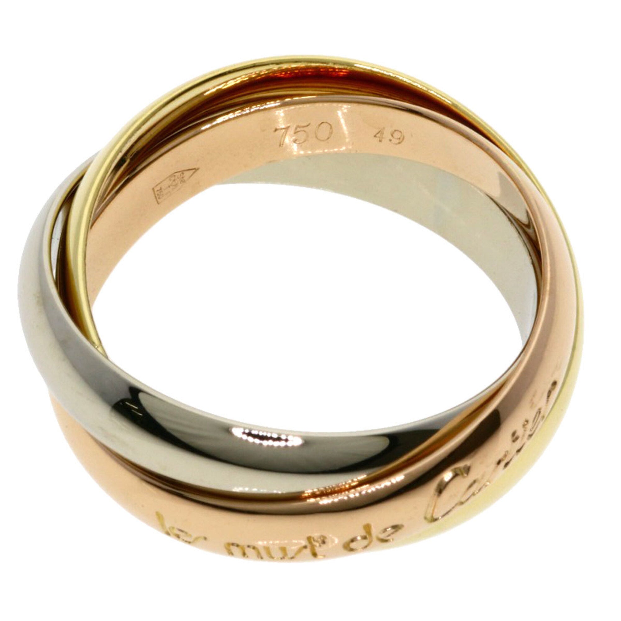 Cartier Yellow Gold (18K) Pink Gold (18K) White Gold (18K) Band Ring (Pre-Owned)