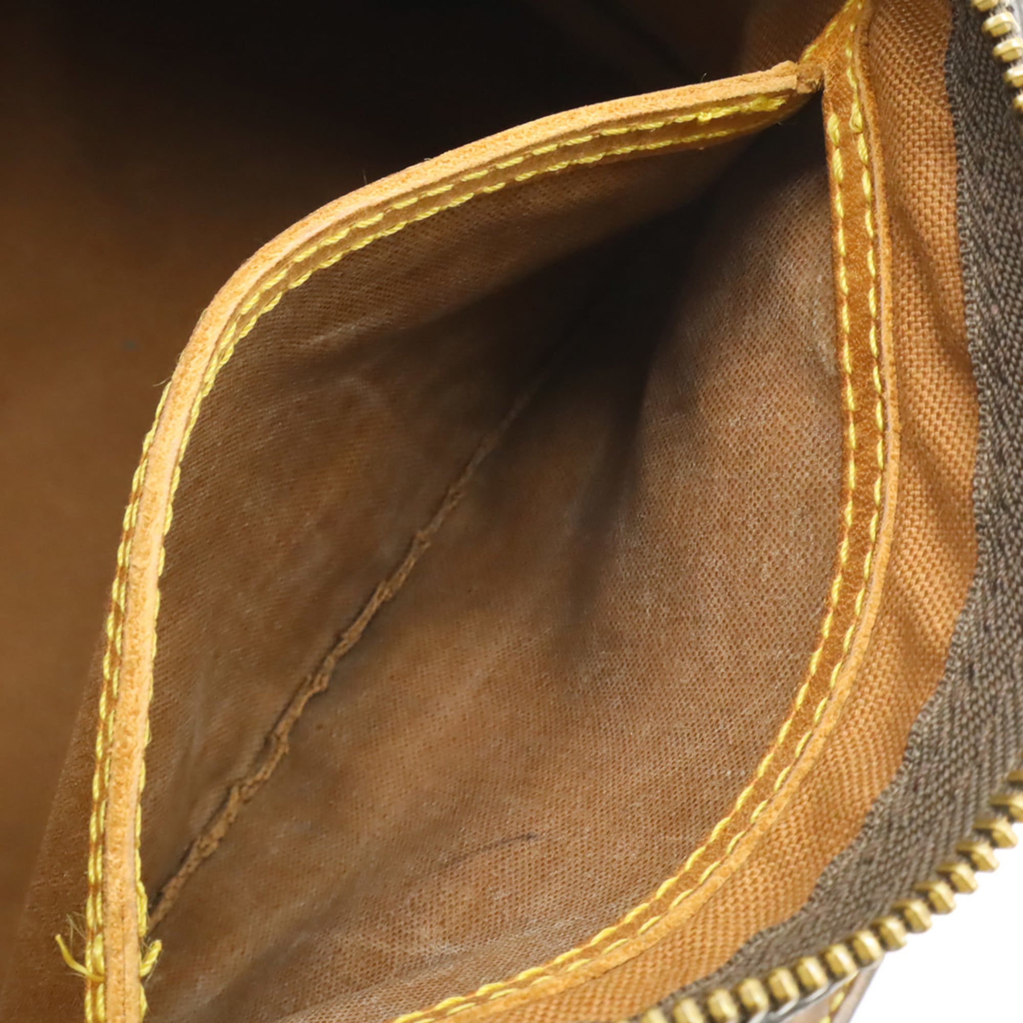 Louis Vuitton Brown Monogram Canvas Pvc Coated Canvas Handbag Sling Bag (Pre-Owned)