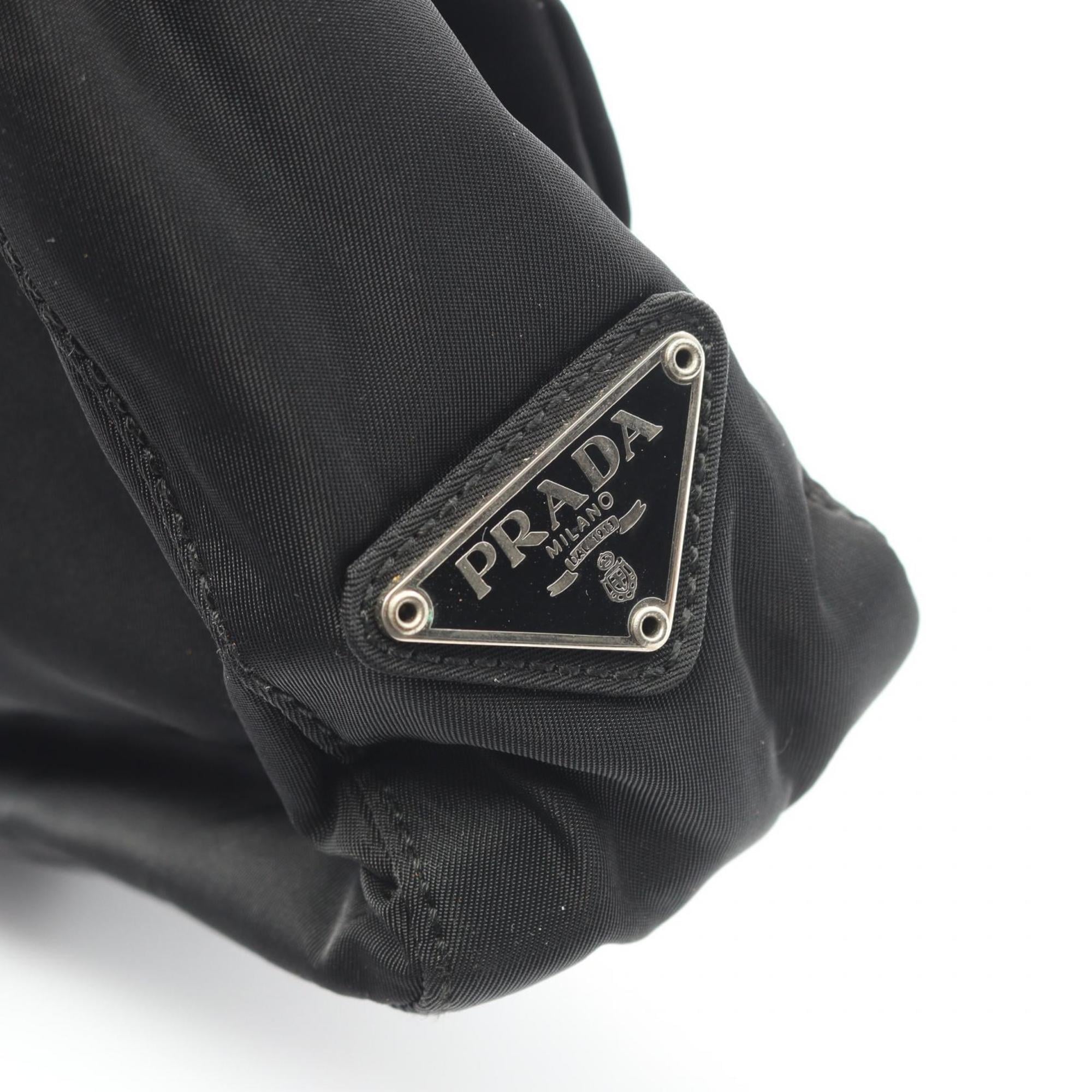 Prada Black Nylon Handbag (Pre-Owned)