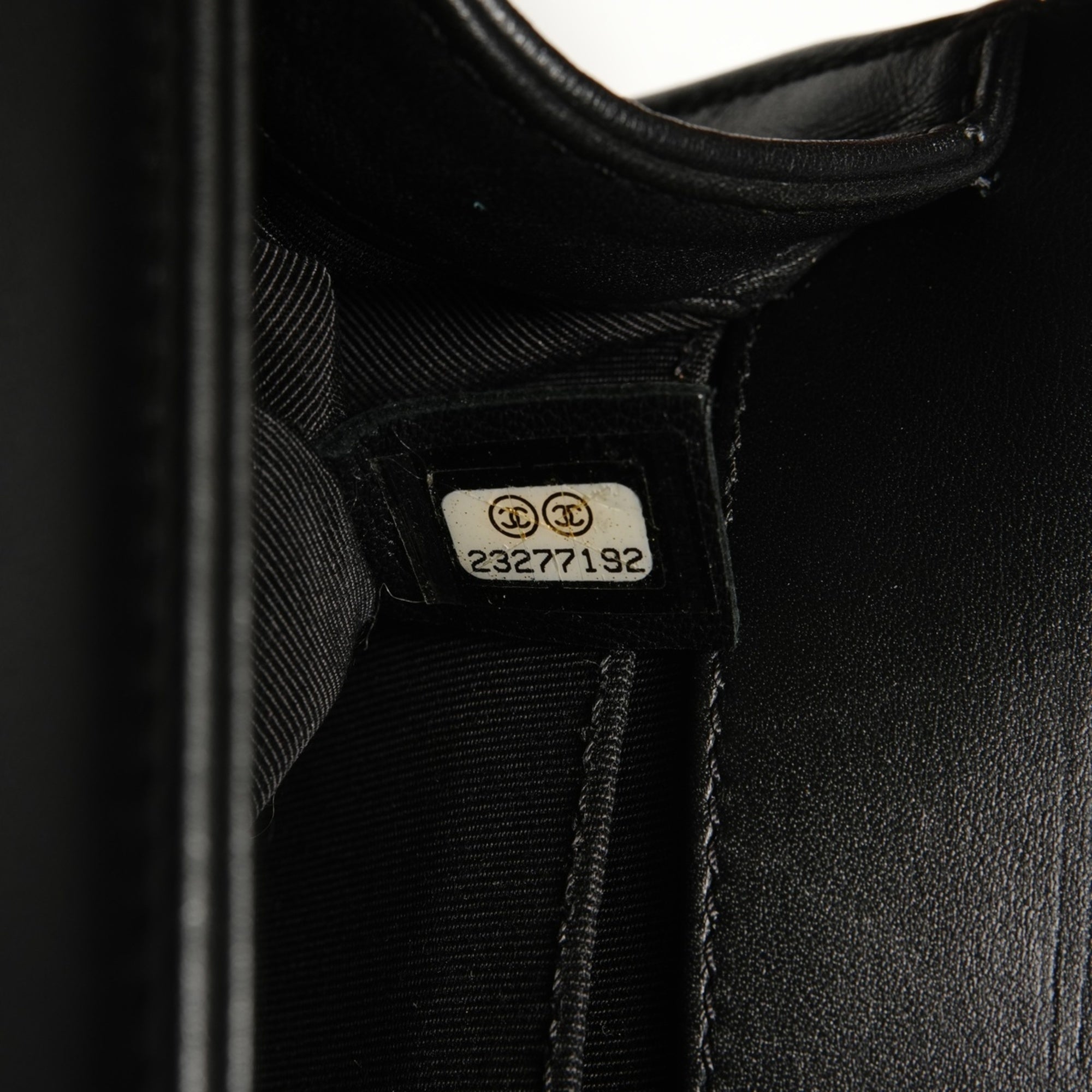 Chanel Boy Chanel Black Velvet Shoulder Bag (Pre-Owned)