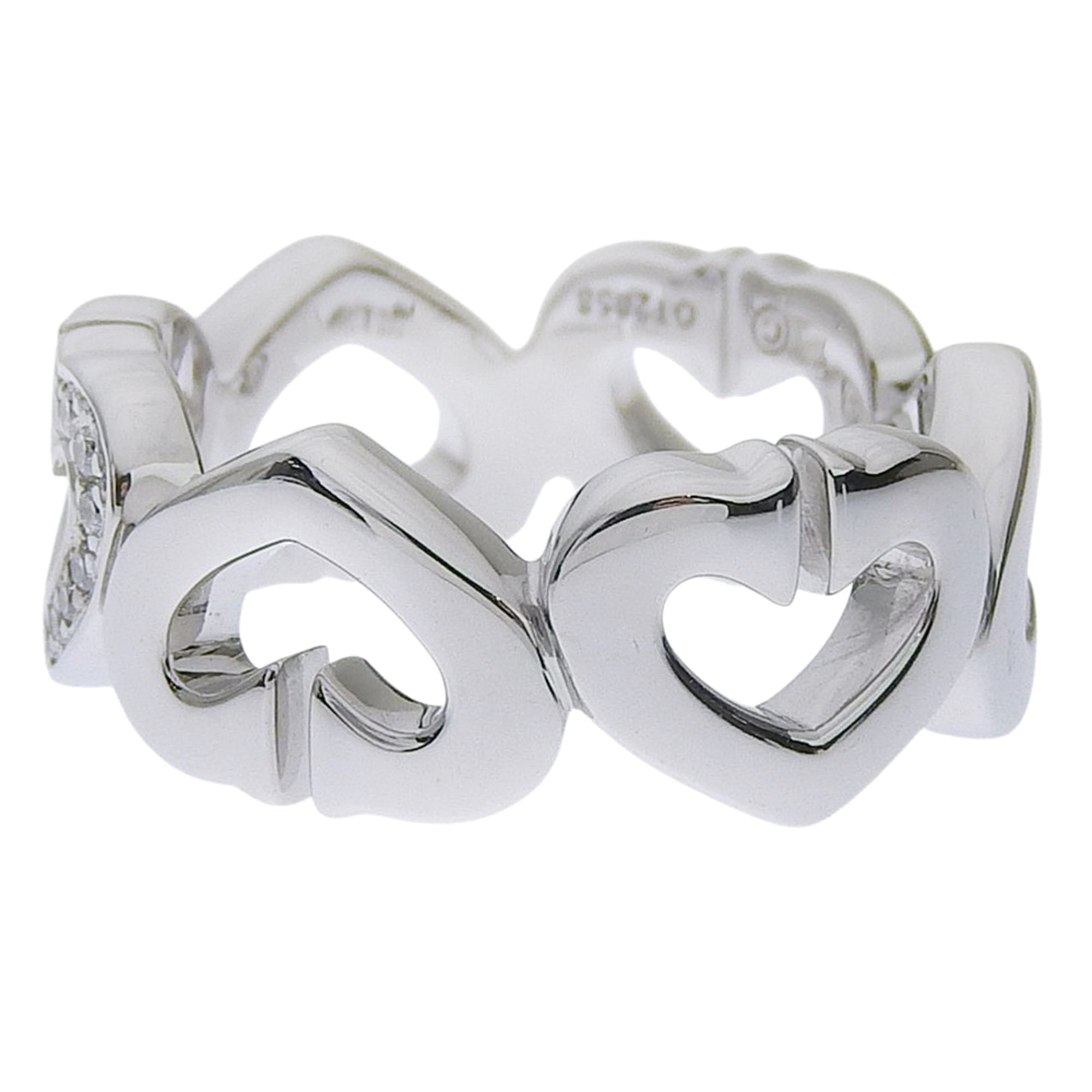 Cartier White Gold White Gold (18K) Band Ring (Pre-Owned)