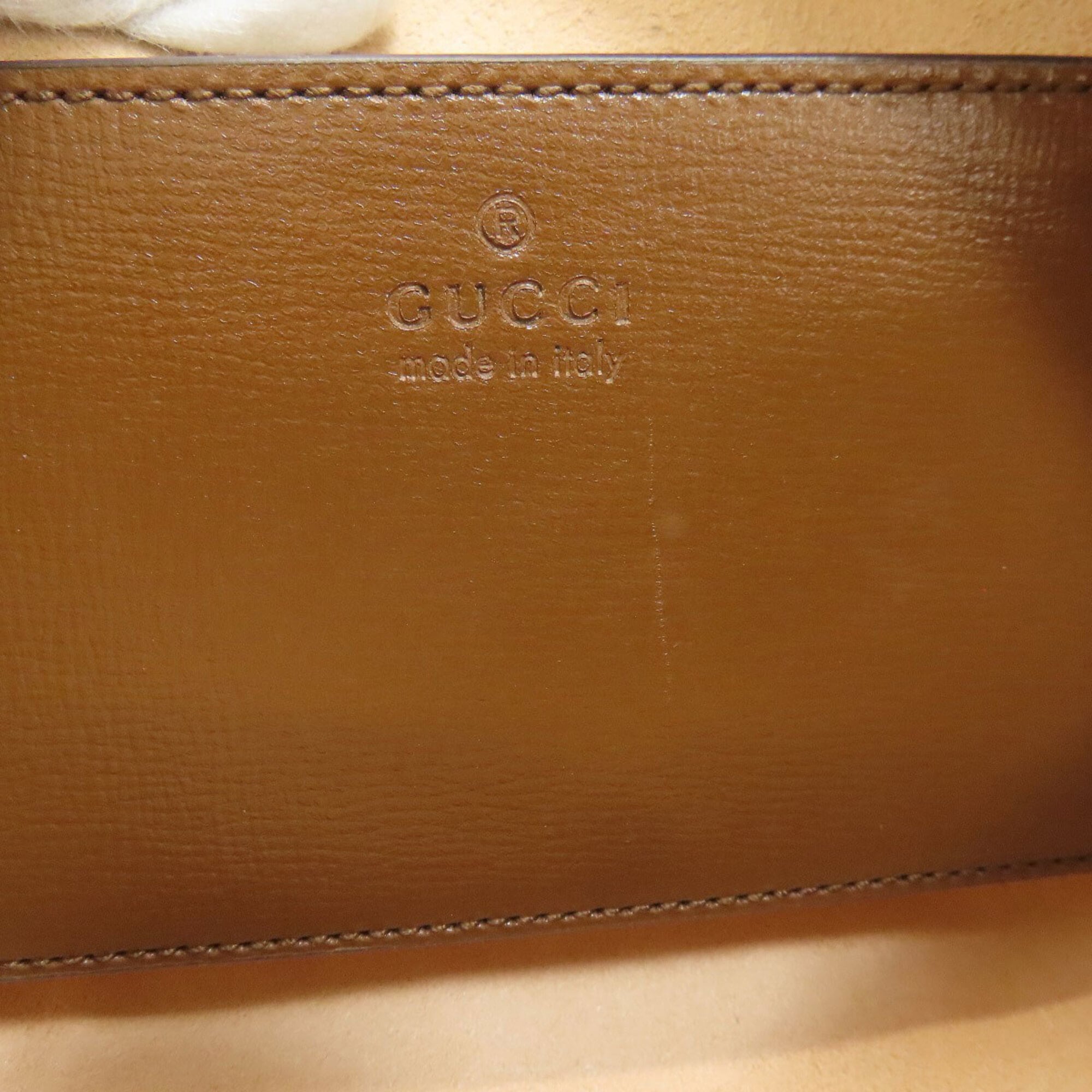 Gucci Horsebit Brown Pvc Shoulder Bag (Pre-Owned)