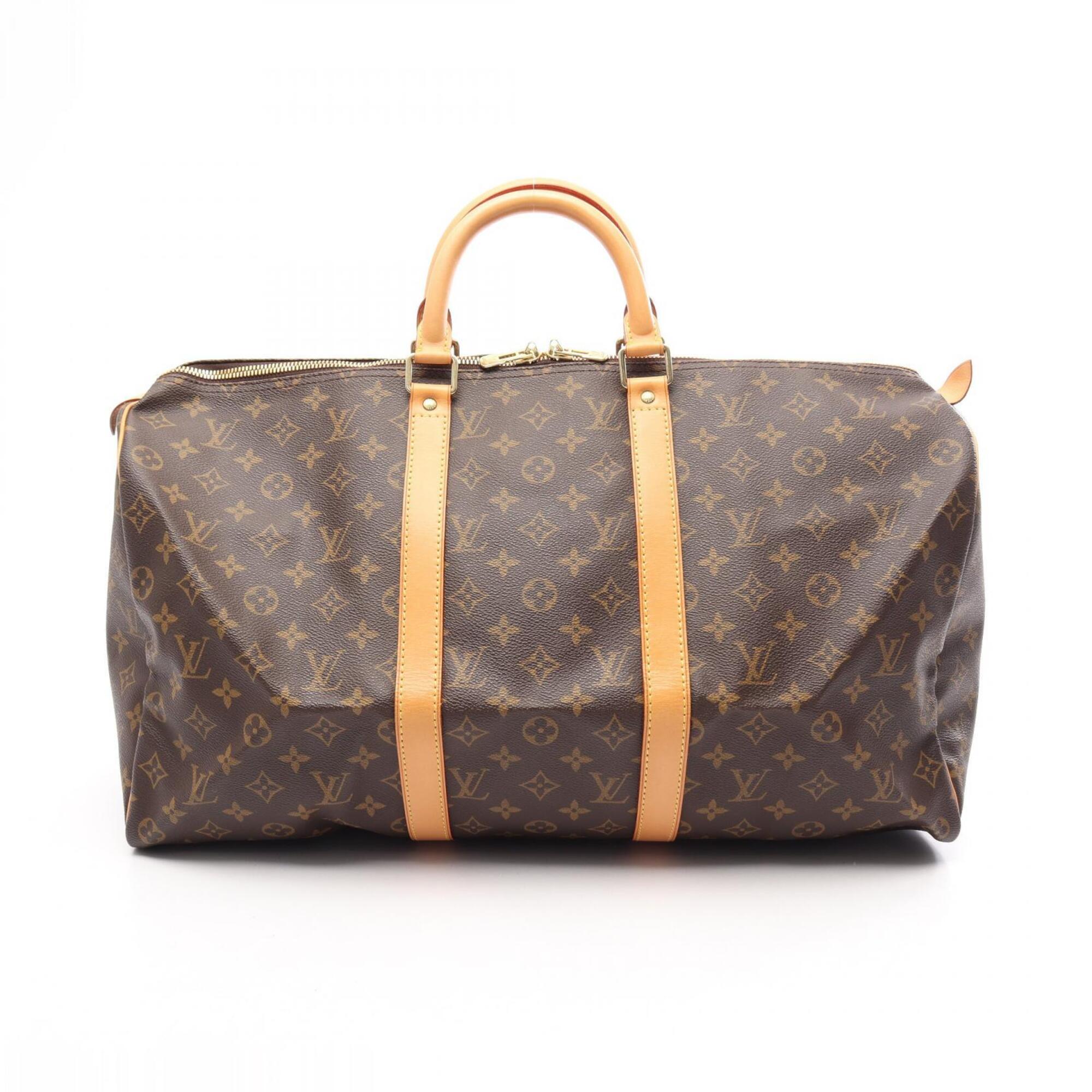 Louis Vuitton Brown Monogram Monogram Boston Bag Handbag (Pre-Owned)