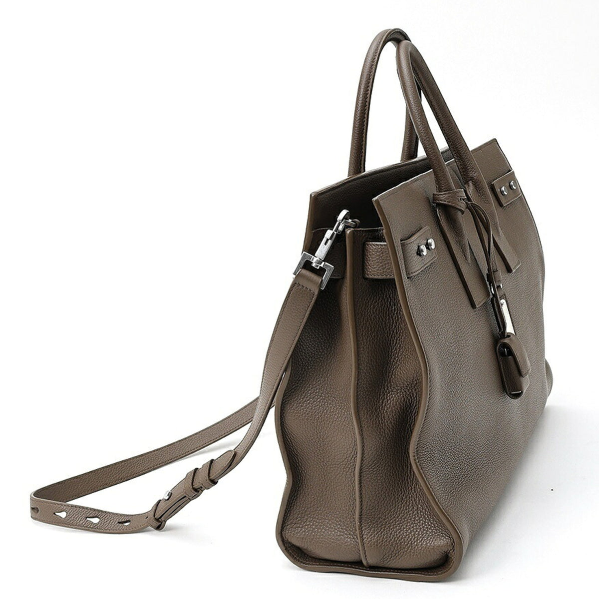 Saint Laurent Brown Leather Handbag (Pre-Owned)
